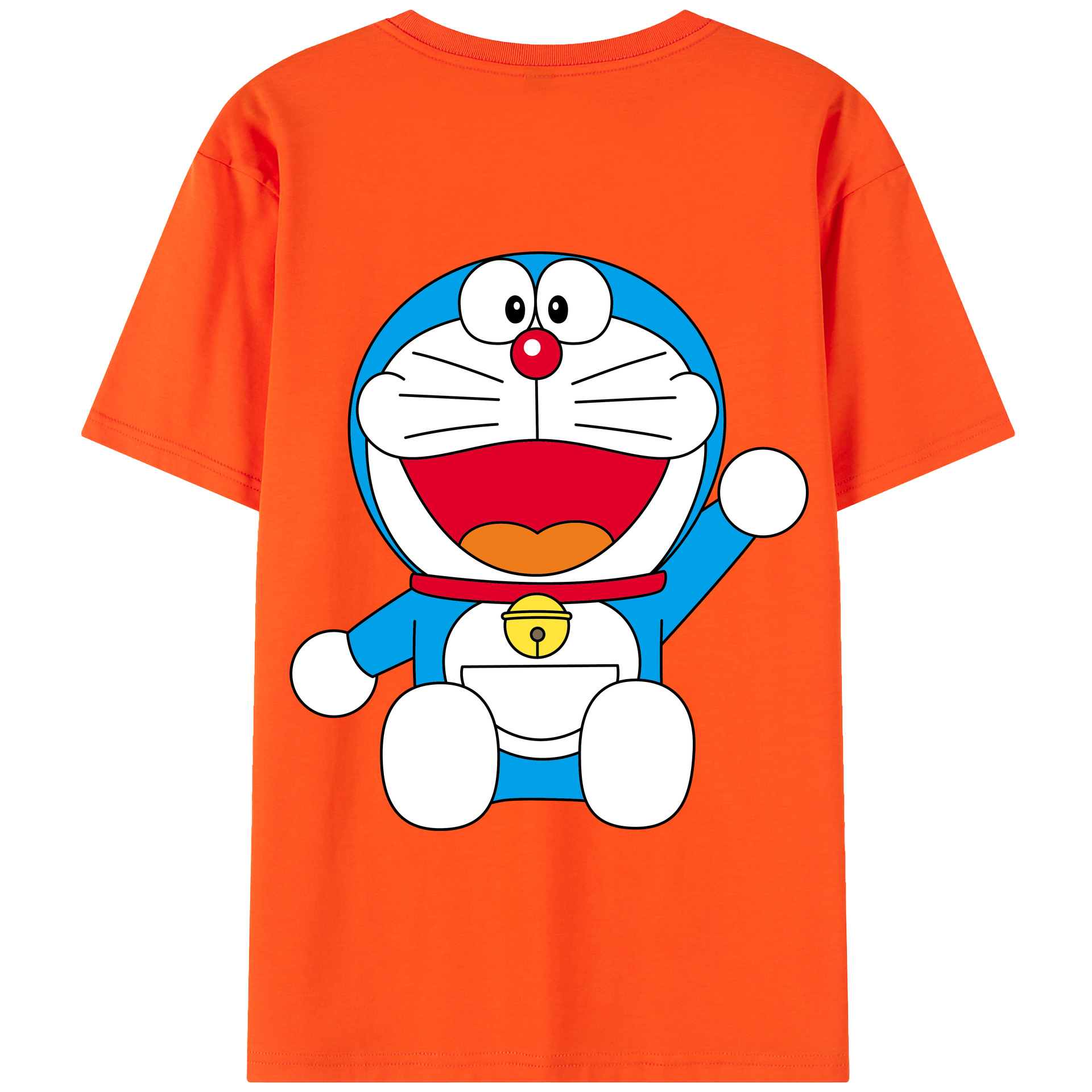 （画像用） ドラえもん Doraemon 綿100％半袖Tシャツ（背面プリント）