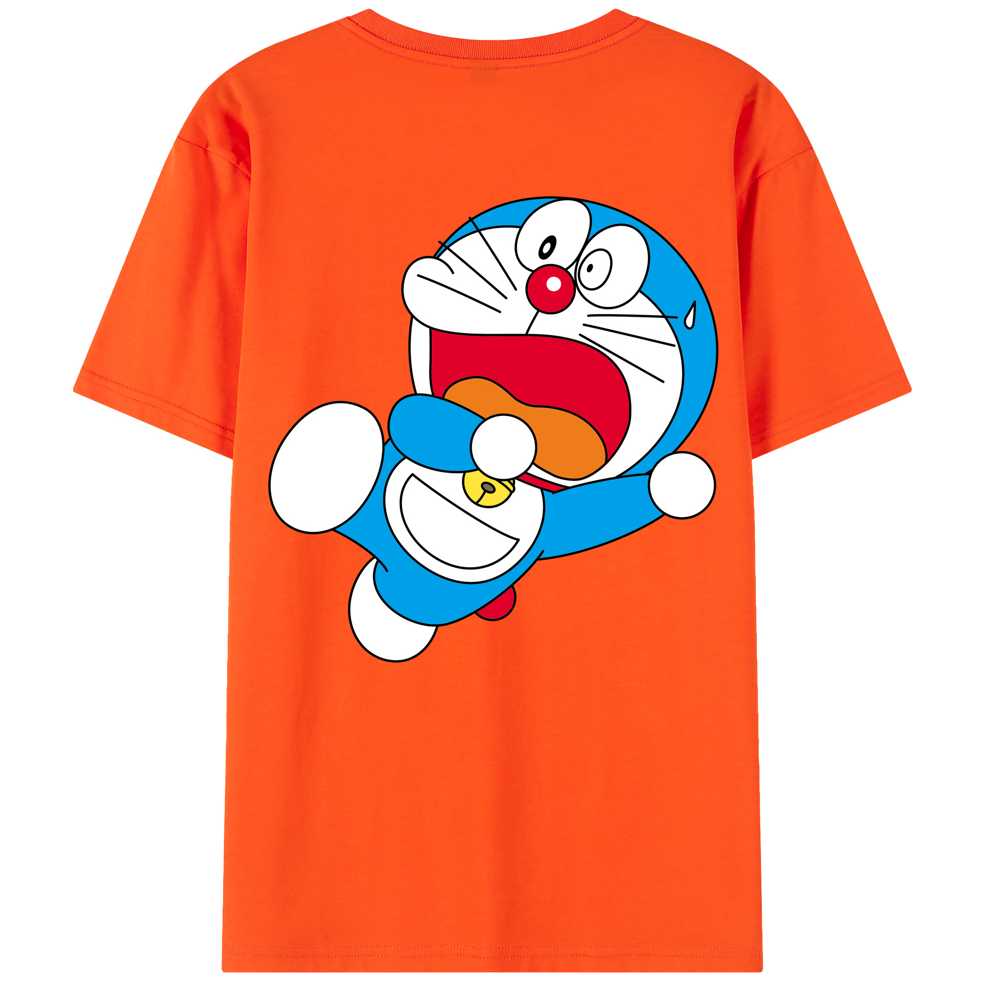 （画像用） ドラえもん Doraemon 綿100％半袖Tシャツ（背面プリント）