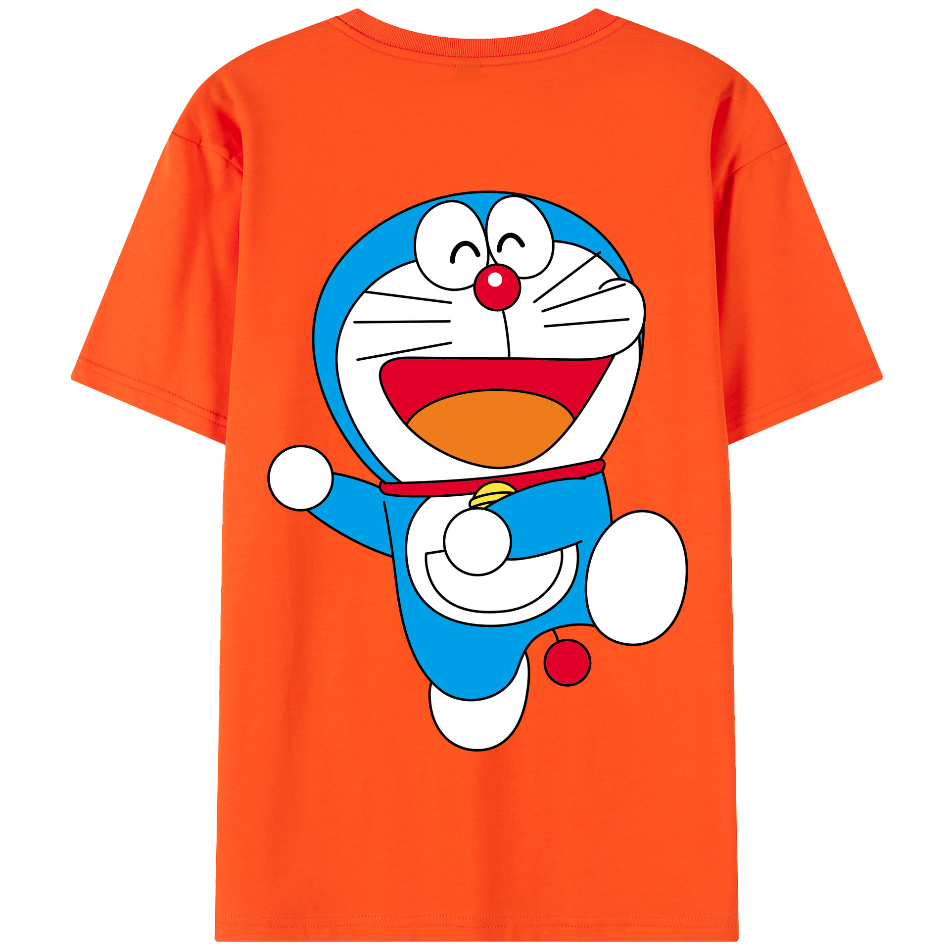 （画像用） ドラえもん Doraemon 綿100％半袖Tシャツ（背面プリント）