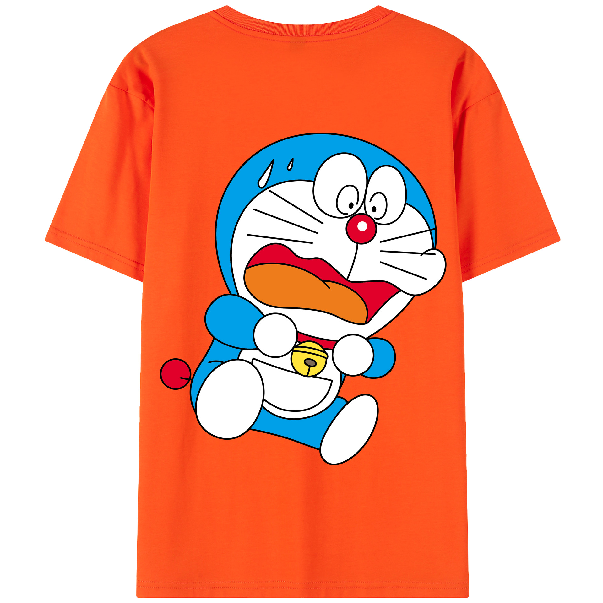 （画像用） ドラえもん Doraemon 綿100％半袖Tシャツ（背面プリント）