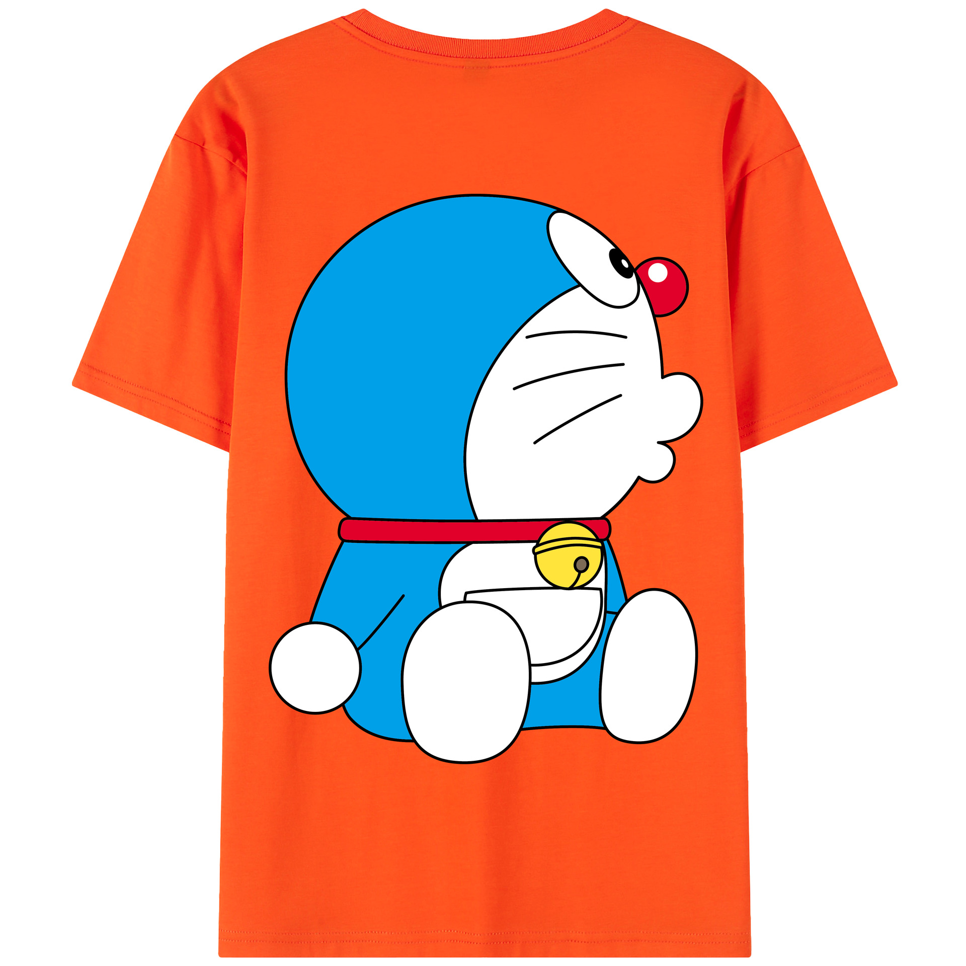 （画像用） ドラえもん Doraemon 綿100％半袖Tシャツ（背面プリント）