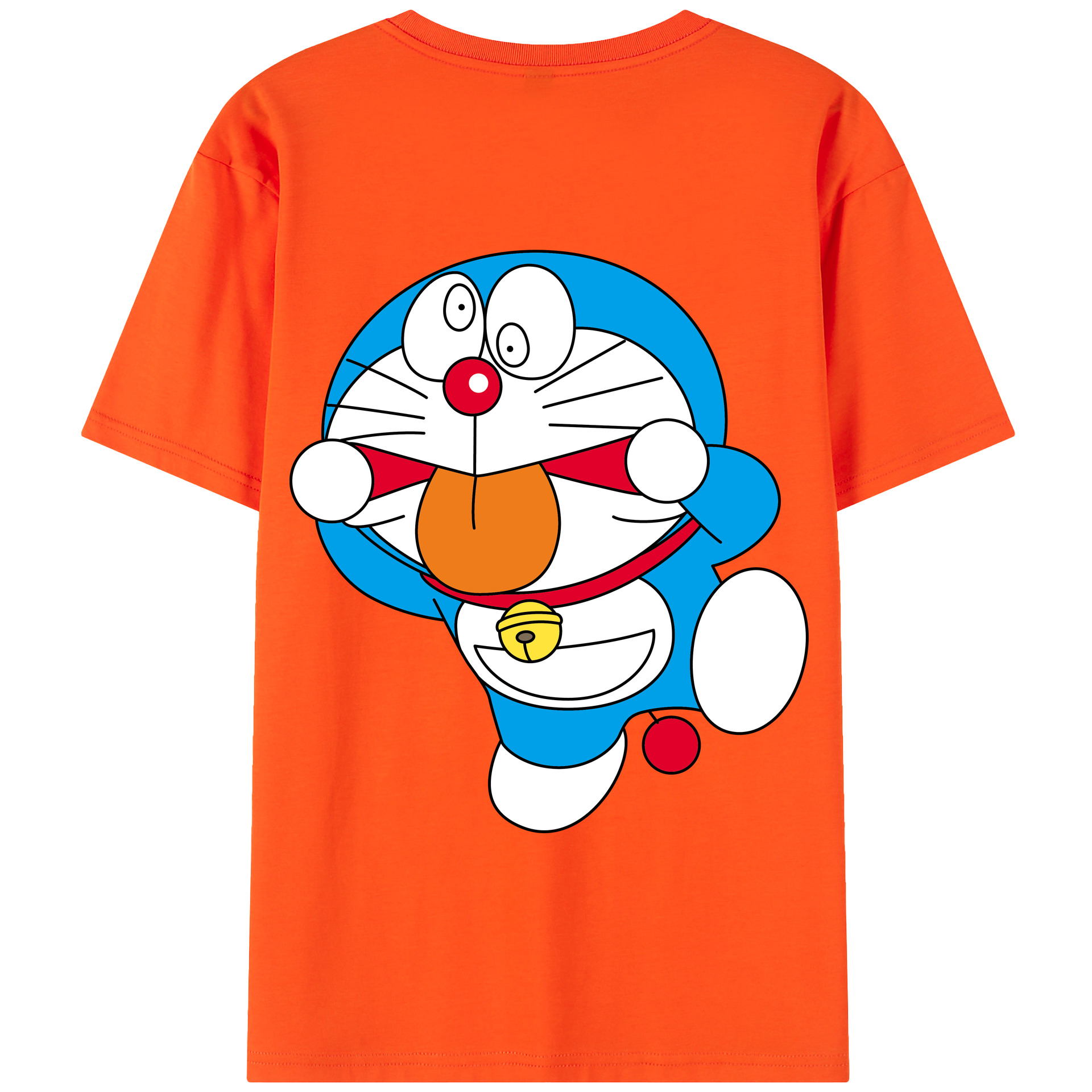 （画像用） ドラえもん Doraemon 綿100％半袖Tシャツ（背面プリント）