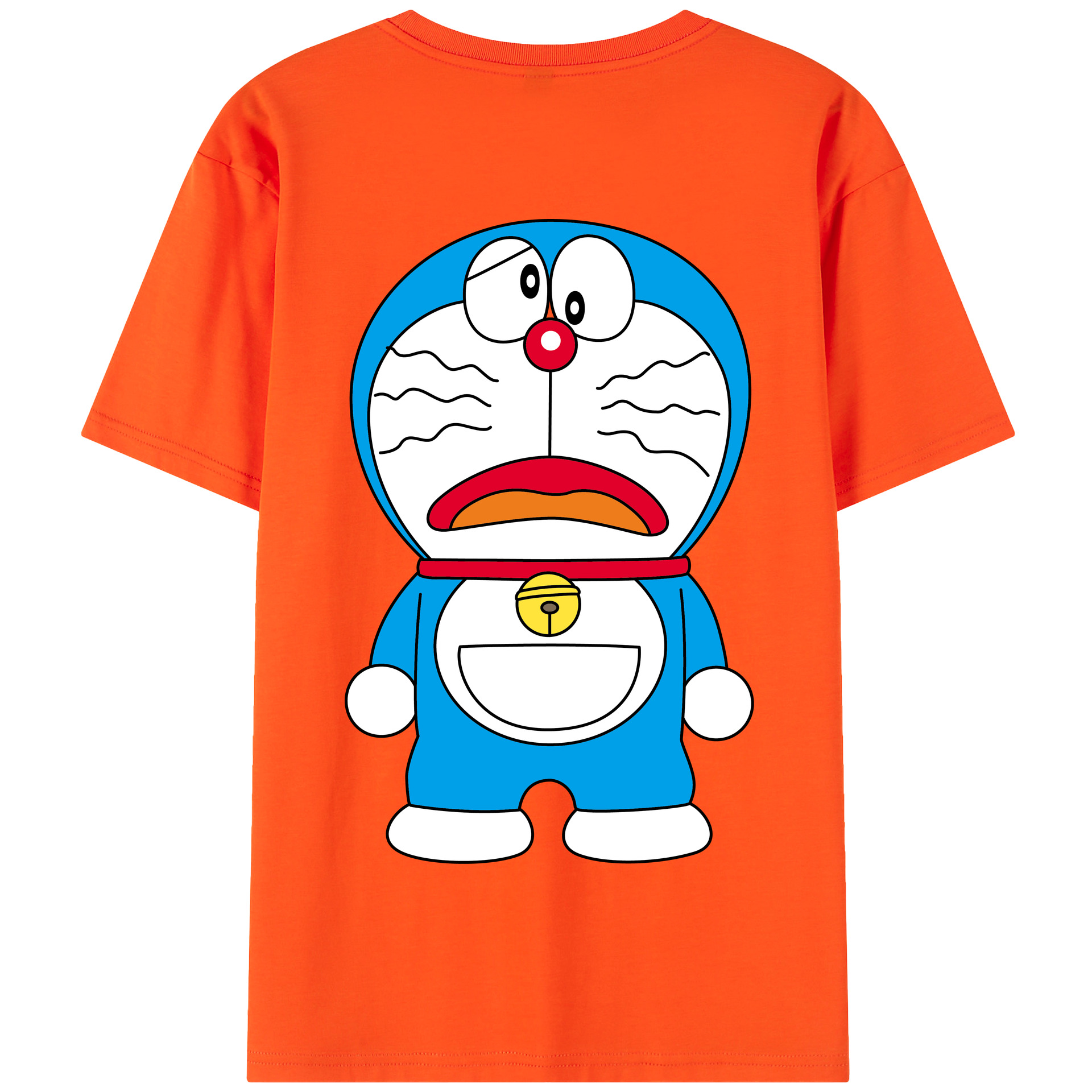 （画像用） ドラえもん Doraemon 綿100％半袖Tシャツ（背面プリント）