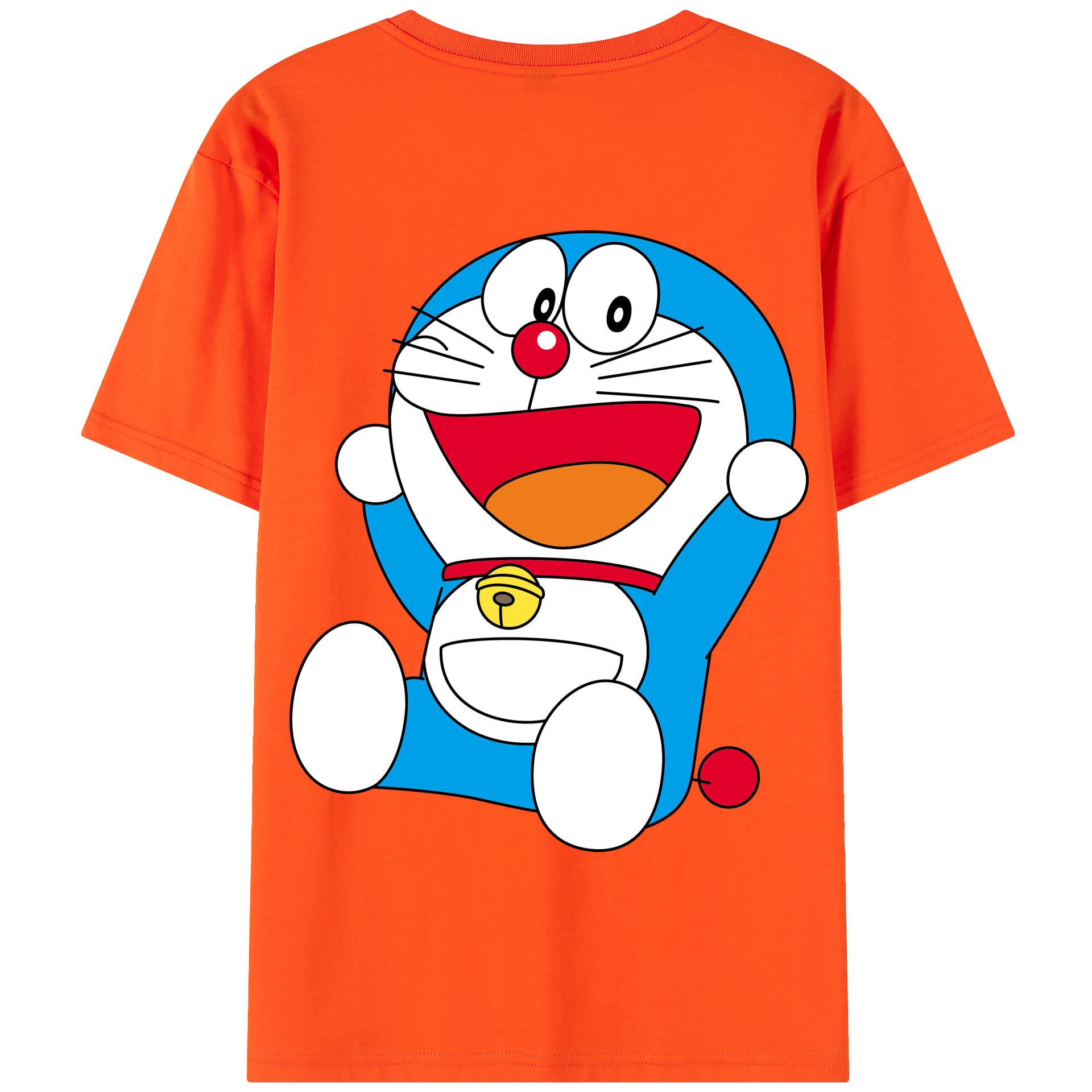 （画像用） ドラえもん Doraemon 綿100％半袖Tシャツ（背面プリント）