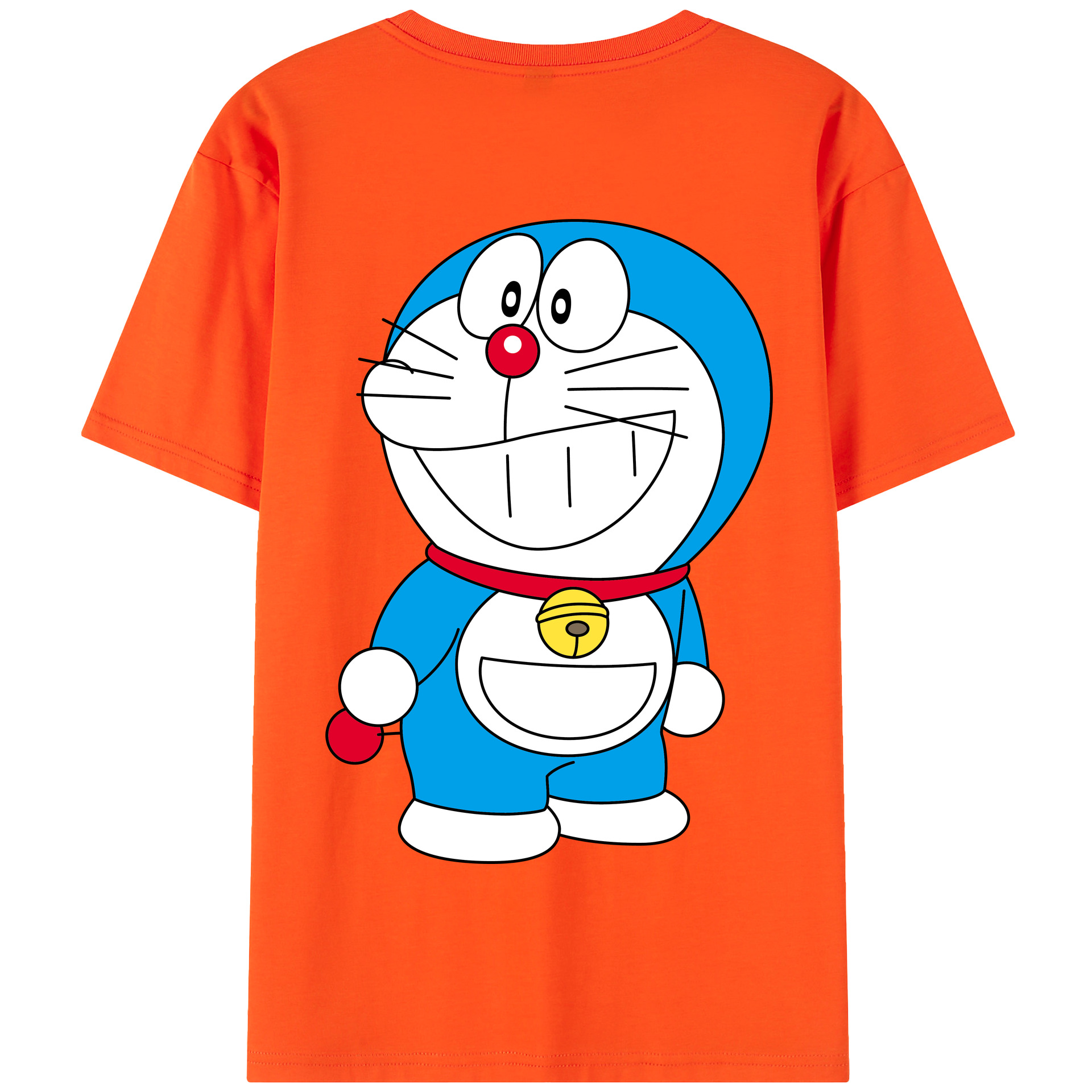 （画像用） ドラえもん Doraemon 綿100％半袖Tシャツ（背面プリント）