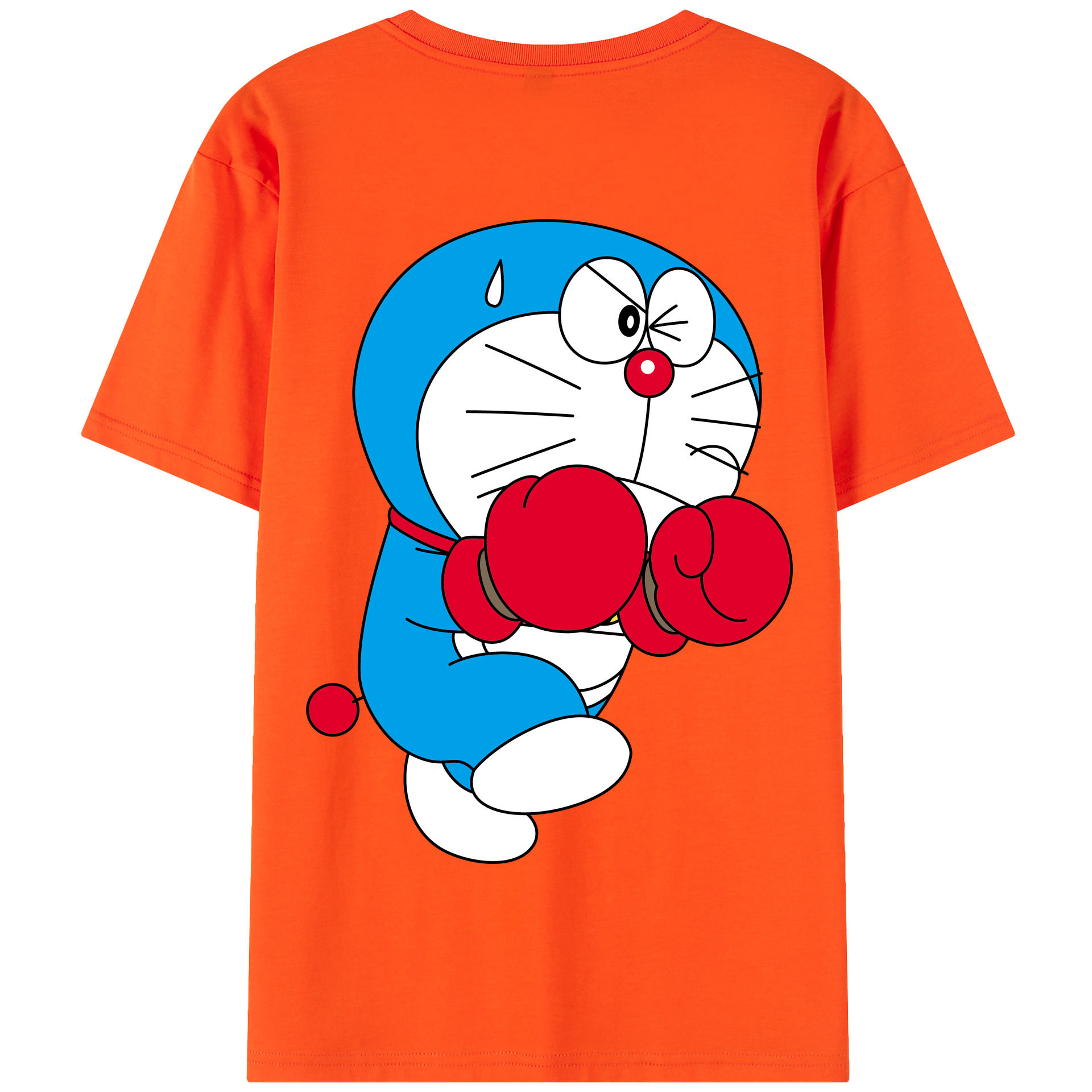 （画像用） ドラえもん Doraemon 綿100％半袖Tシャツ（背面プリント）