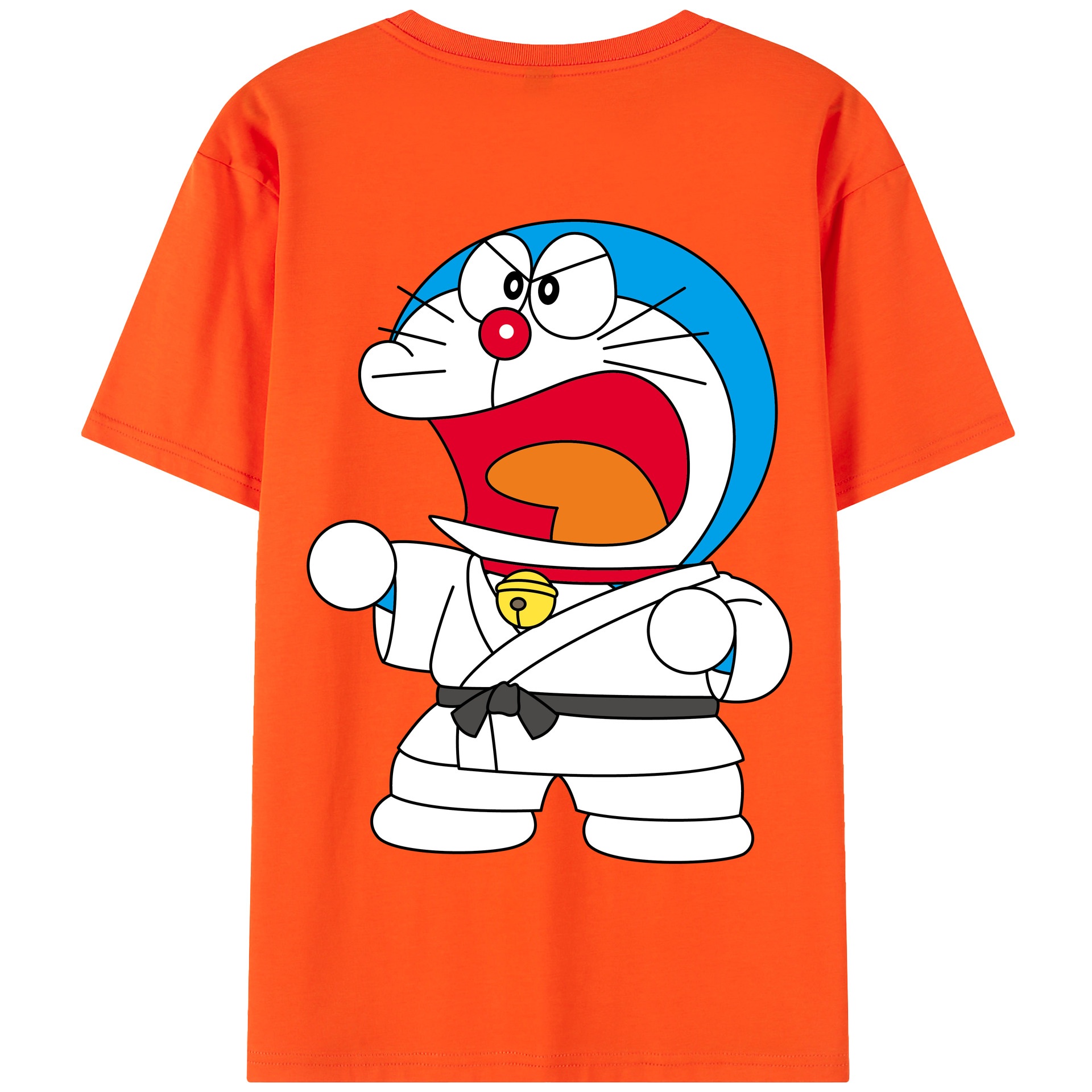 （画像用） ドラえもん Doraemon 綿100％半袖Tシャツ（背面プリント）