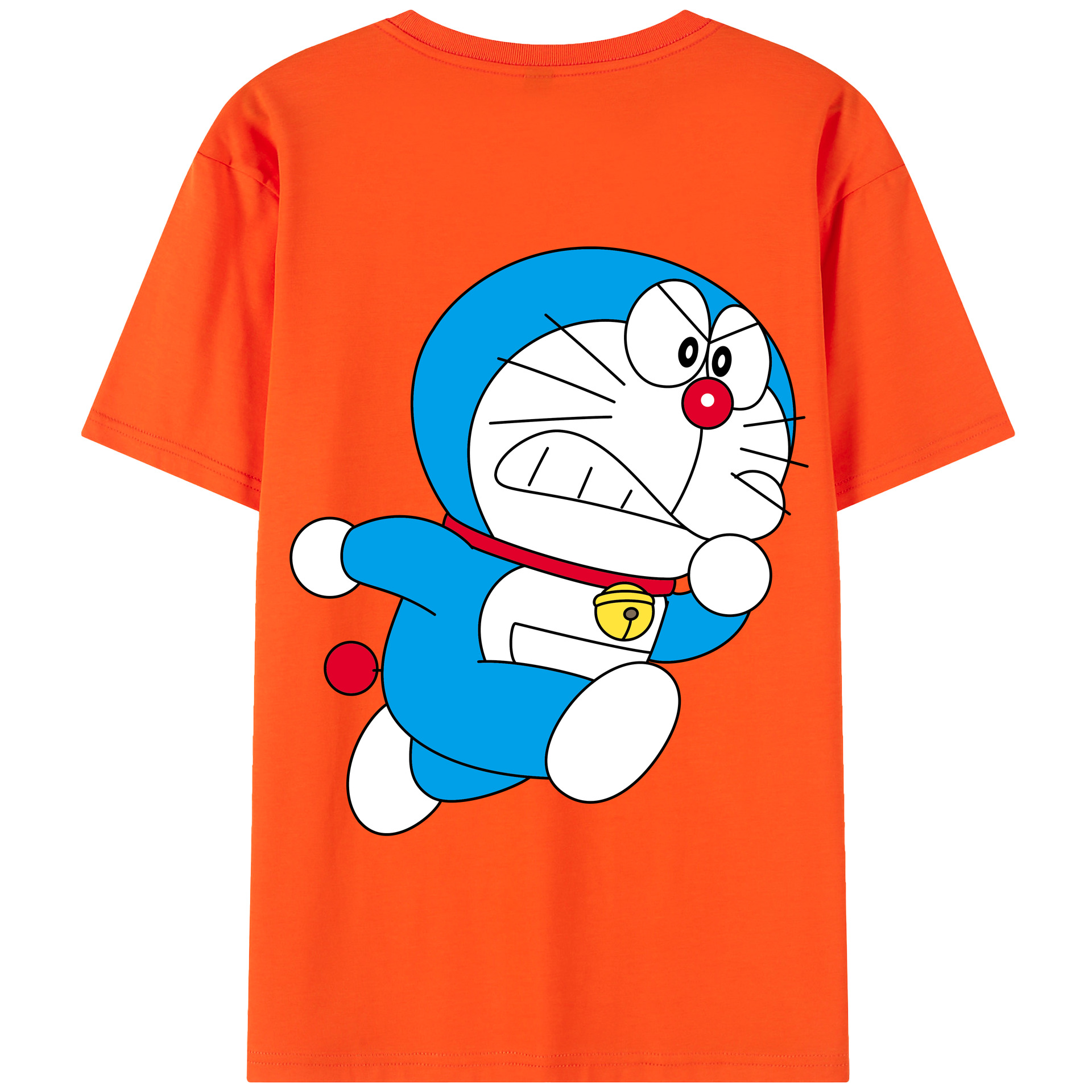 （画像用） ドラえもん Doraemon 綿100％半袖Tシャツ（背面プリント）