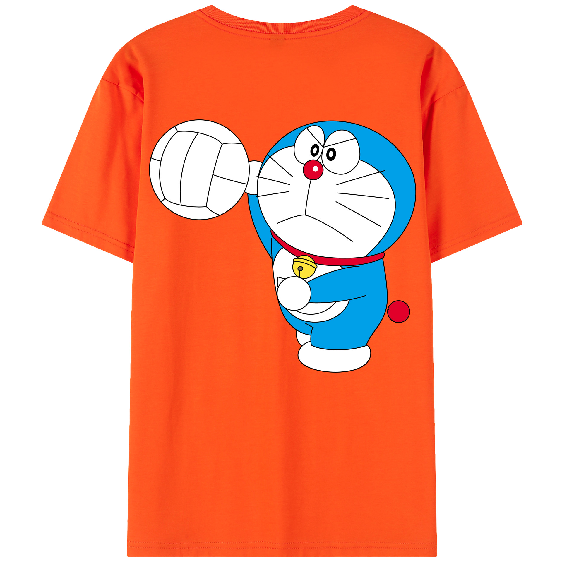 （画像用） ドラえもん Doraemon 綿100％半袖Tシャツ（背面プリント）
