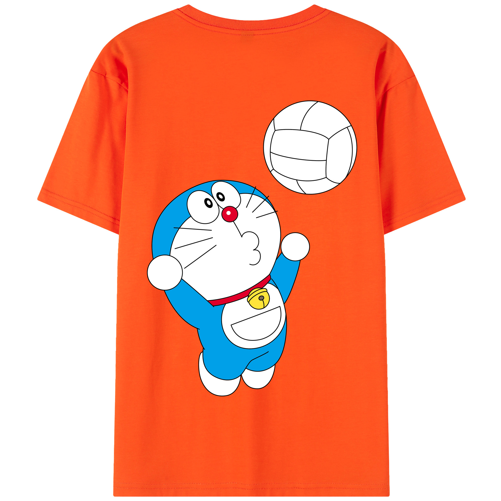 （画像用） ドラえもん Doraemon 綿100％半袖Tシャツ（背面プリント）