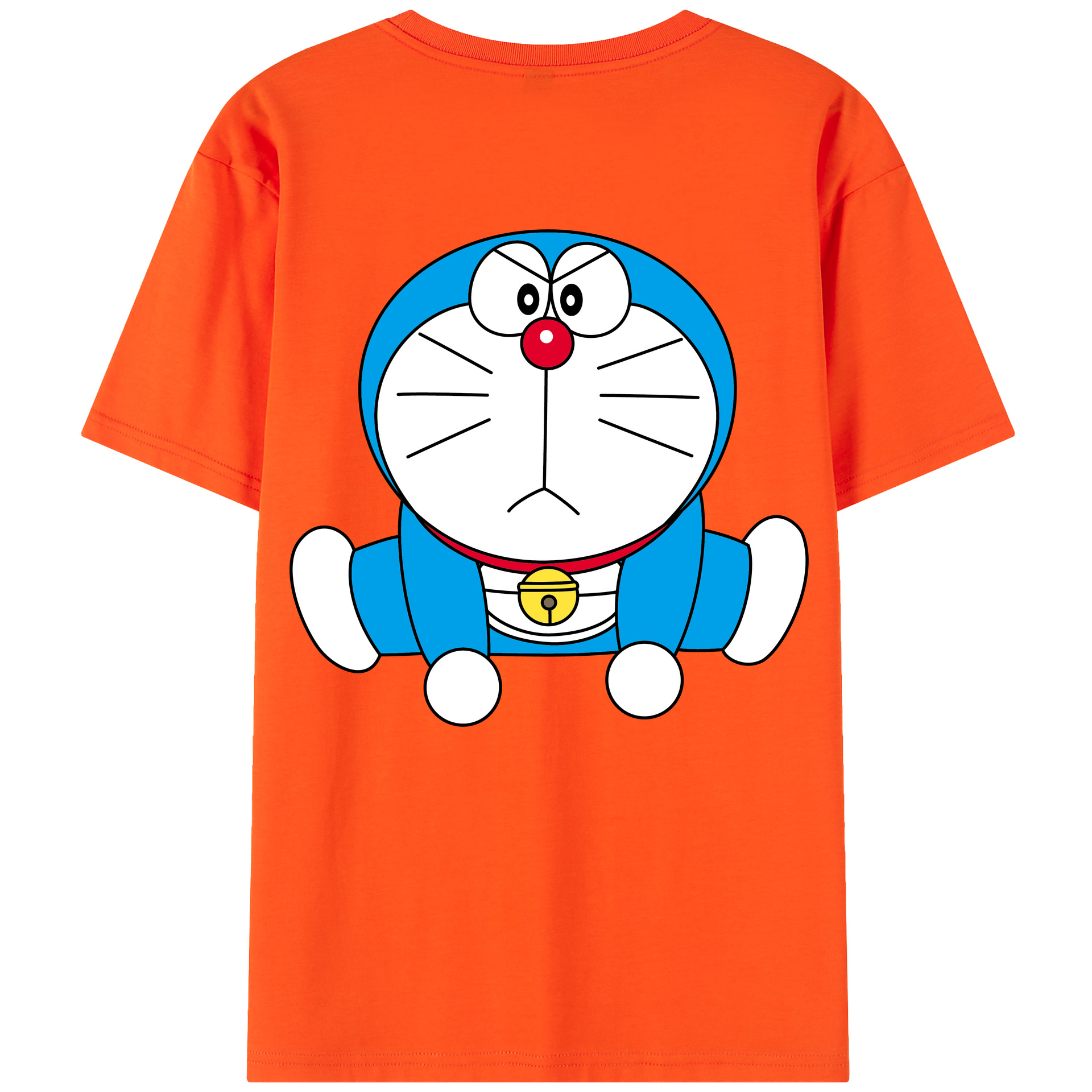 （画像用） ドラえもん Doraemon 綿100％半袖Tシャツ（背面プリント）
