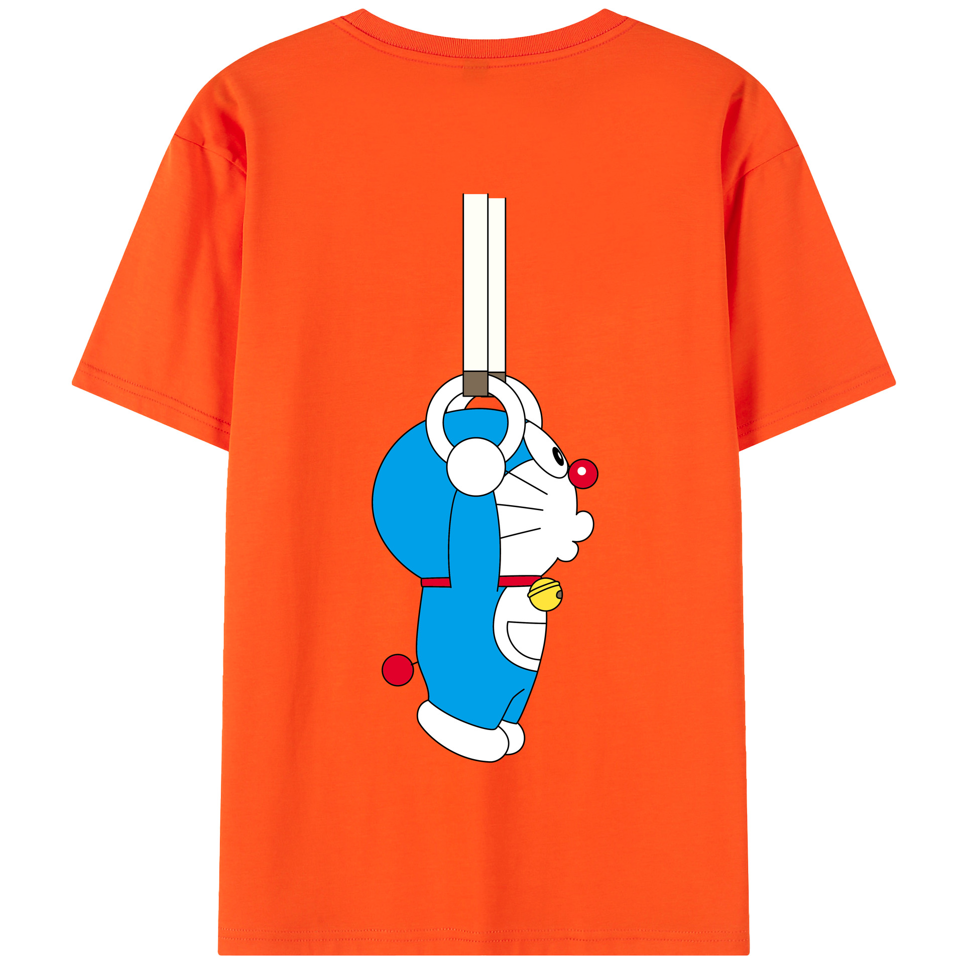 （画像用） ドラえもん Doraemon 綿100％半袖Tシャツ（背面プリント）