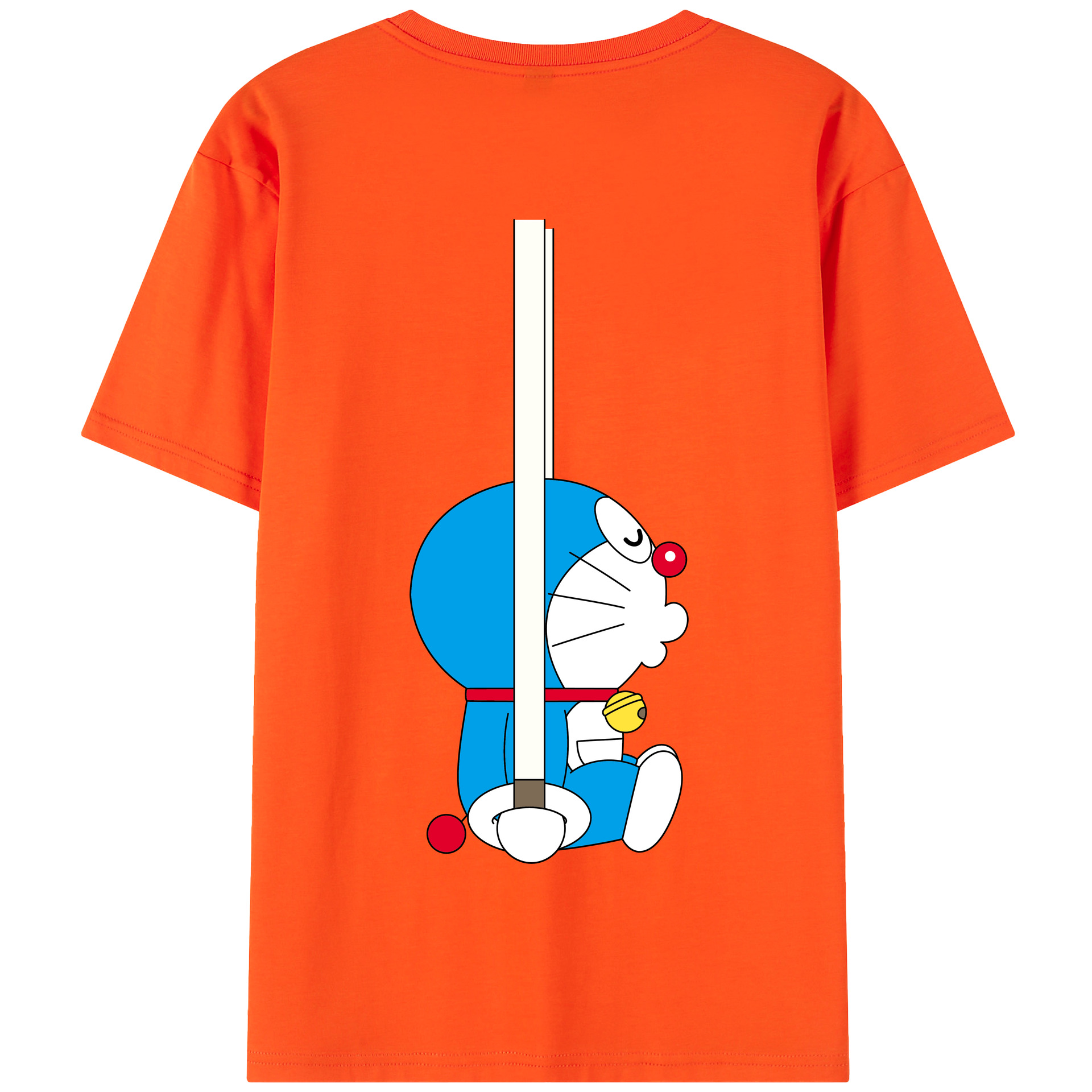（画像用） ドラえもん Doraemon 綿100％半袖Tシャツ（背面プリント）