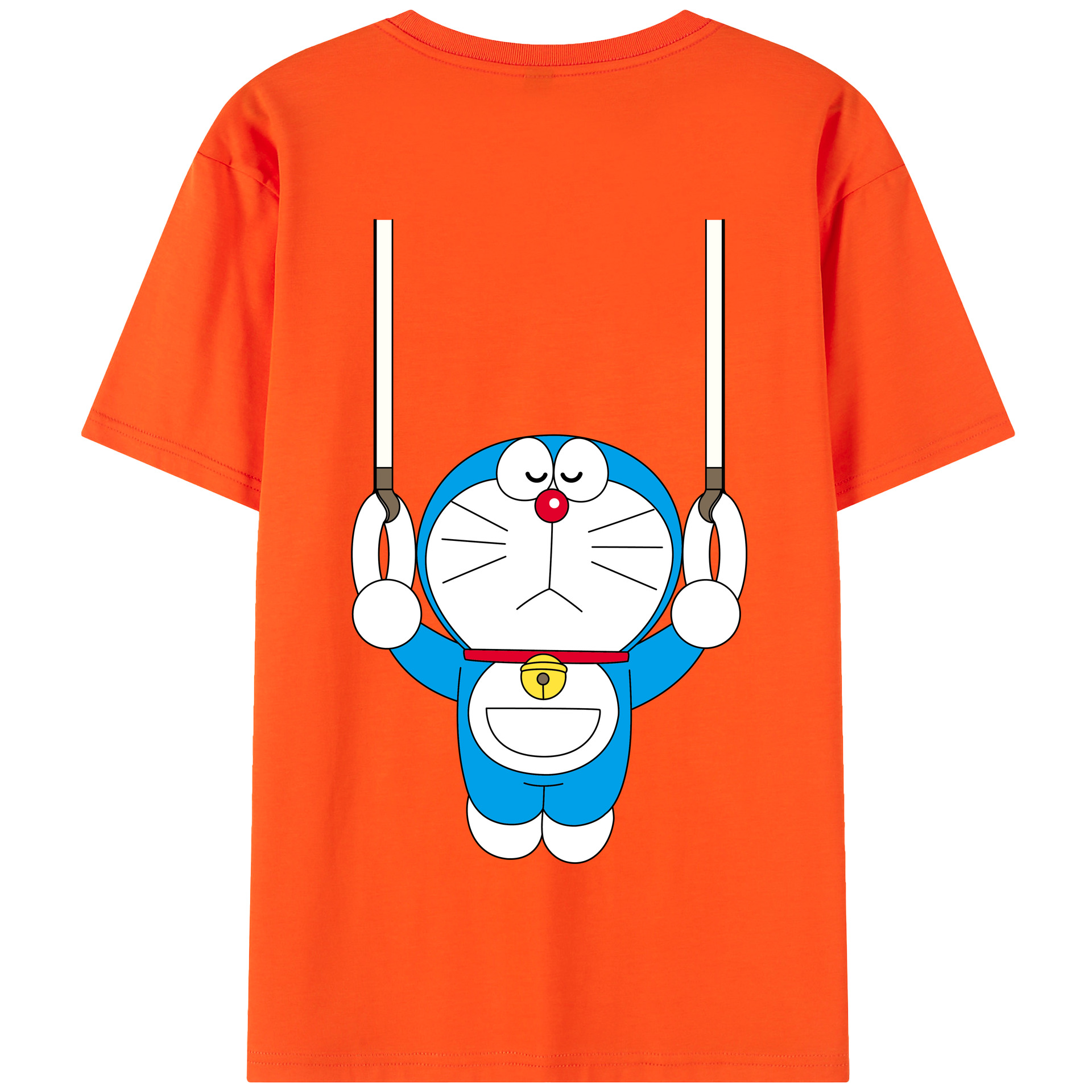 （画像用） ドラえもん Doraemon 綿100％半袖Tシャツ（背面プリント）