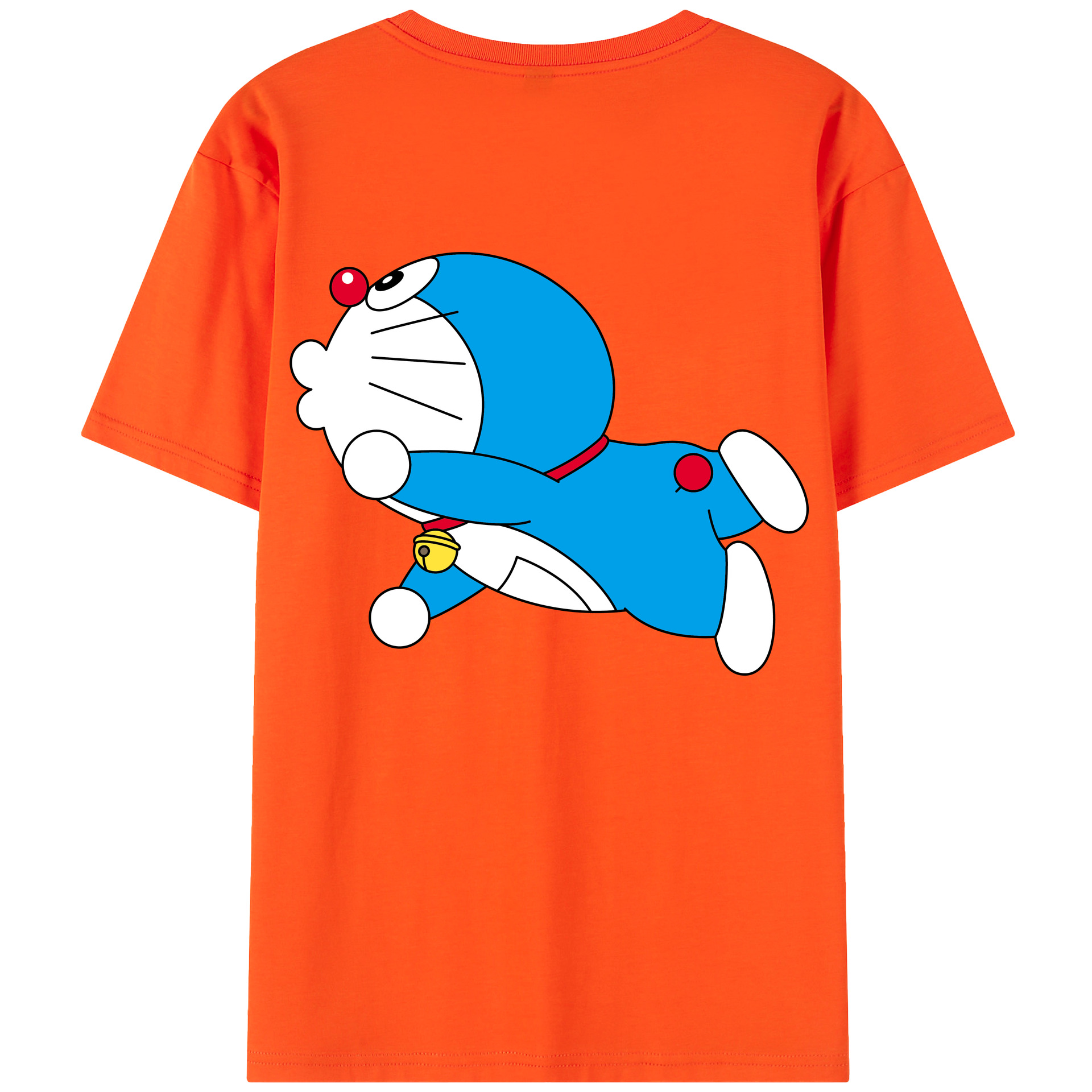 （画像用） ドラえもん Doraemon 綿100％半袖Tシャツ（背面プリント）