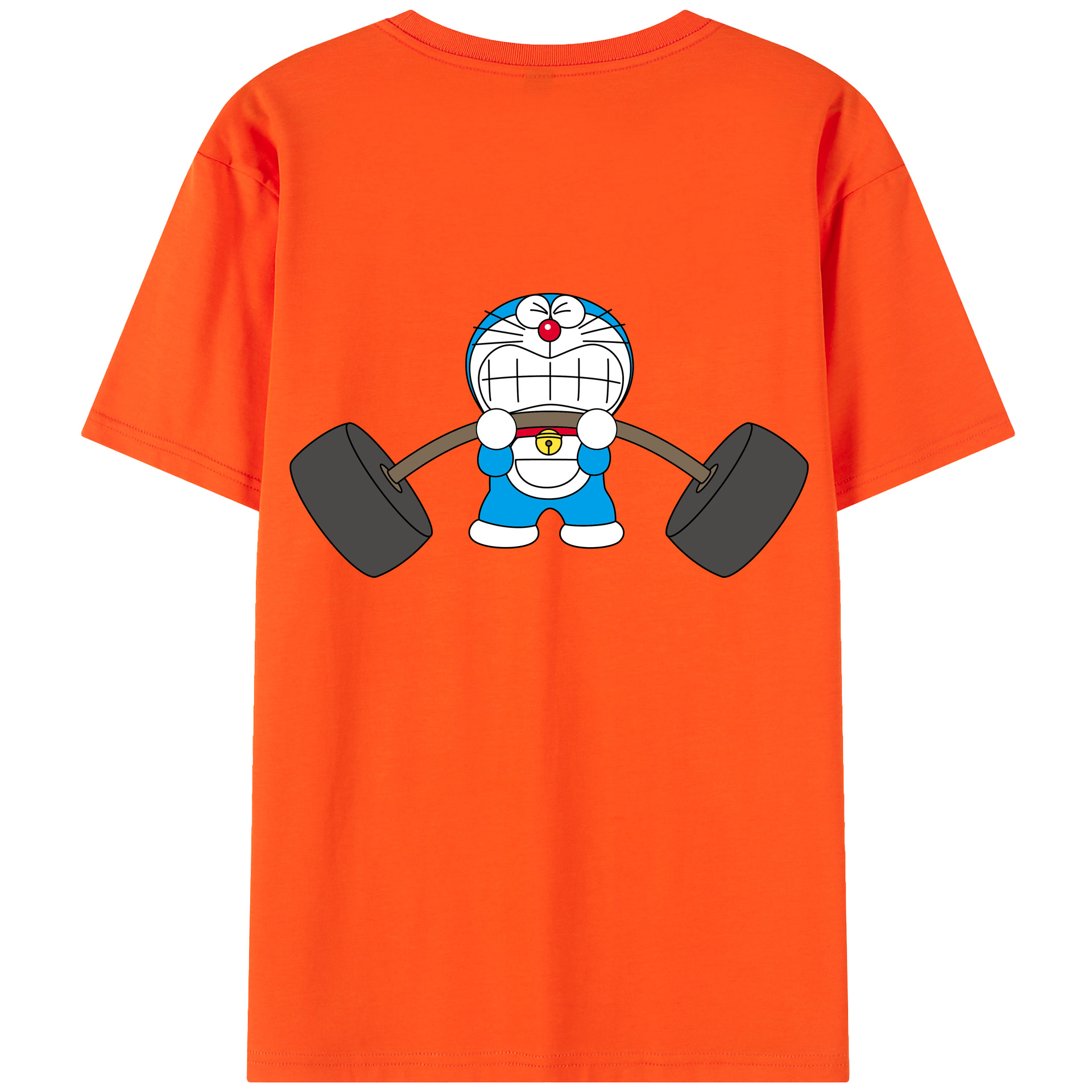 （画像用） ドラえもん Doraemon 綿100％半袖Tシャツ（背面プリント）