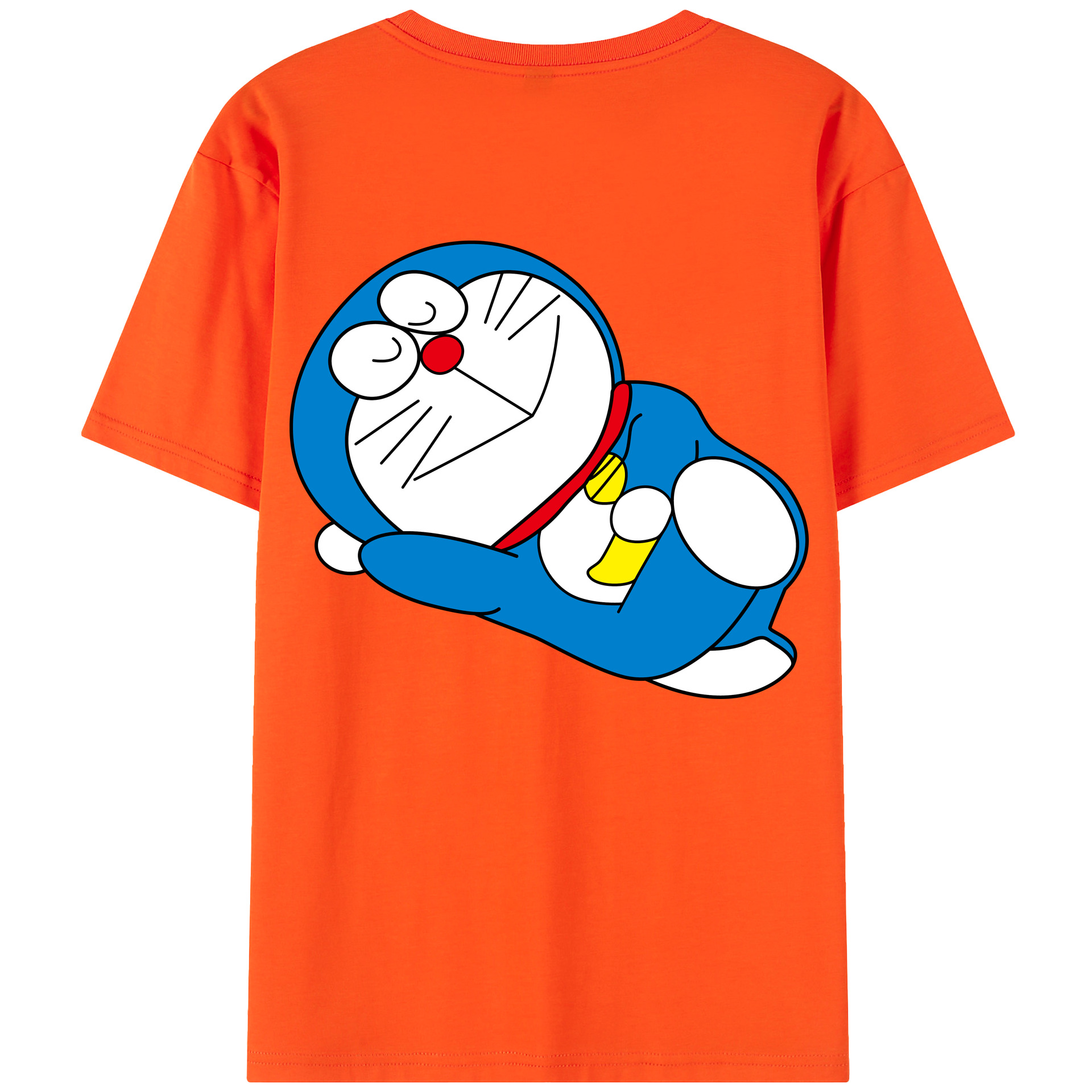（画像用） ドラえもん Doraemon 綿100％半袖Tシャツ（背面プリント）