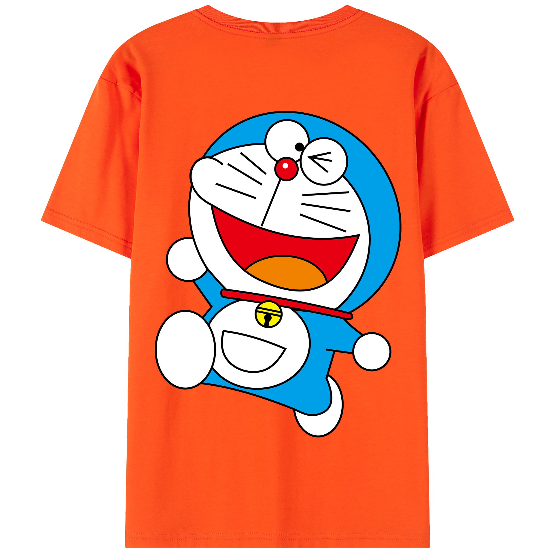 （画像用） ドラえもん Doraemon 綿100％半袖Tシャツ（背面プリント）