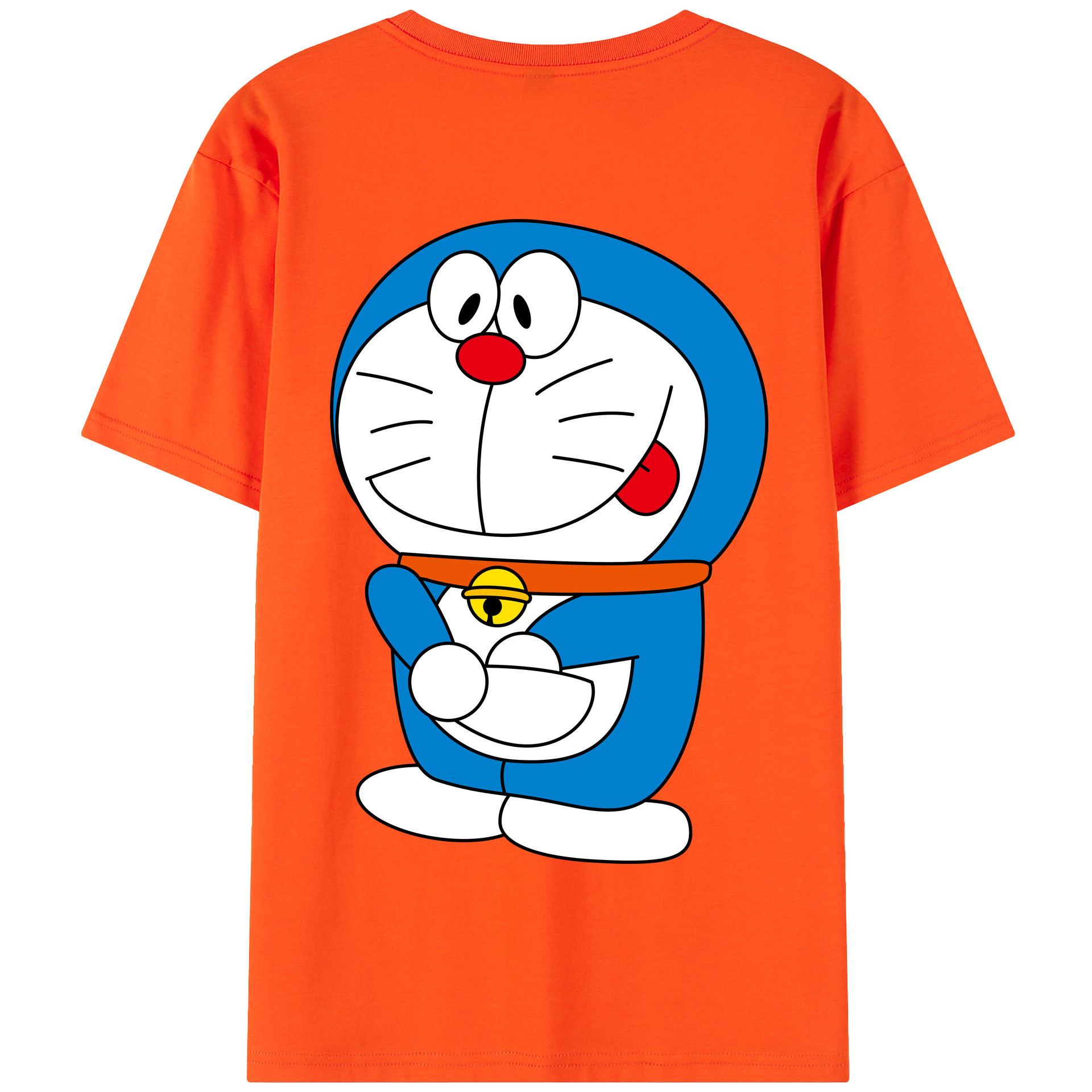 （画像用） ドラえもん Doraemon 綿100％半袖Tシャツ（背面プリント）
