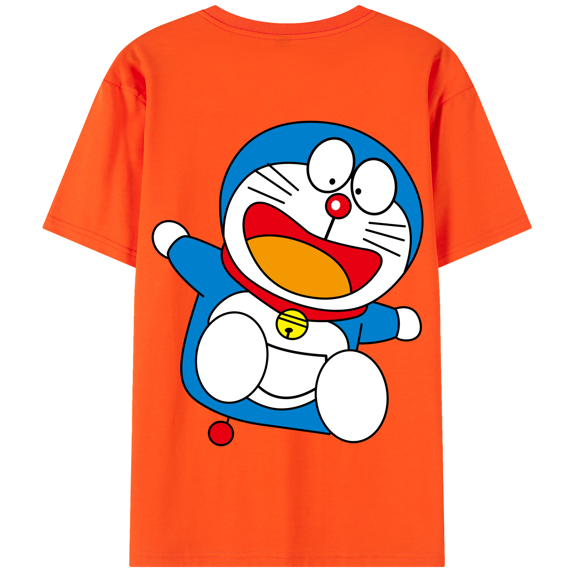 （画像用） ドラえもん Doraemon 綿100％半袖Tシャツ（背面プリント）