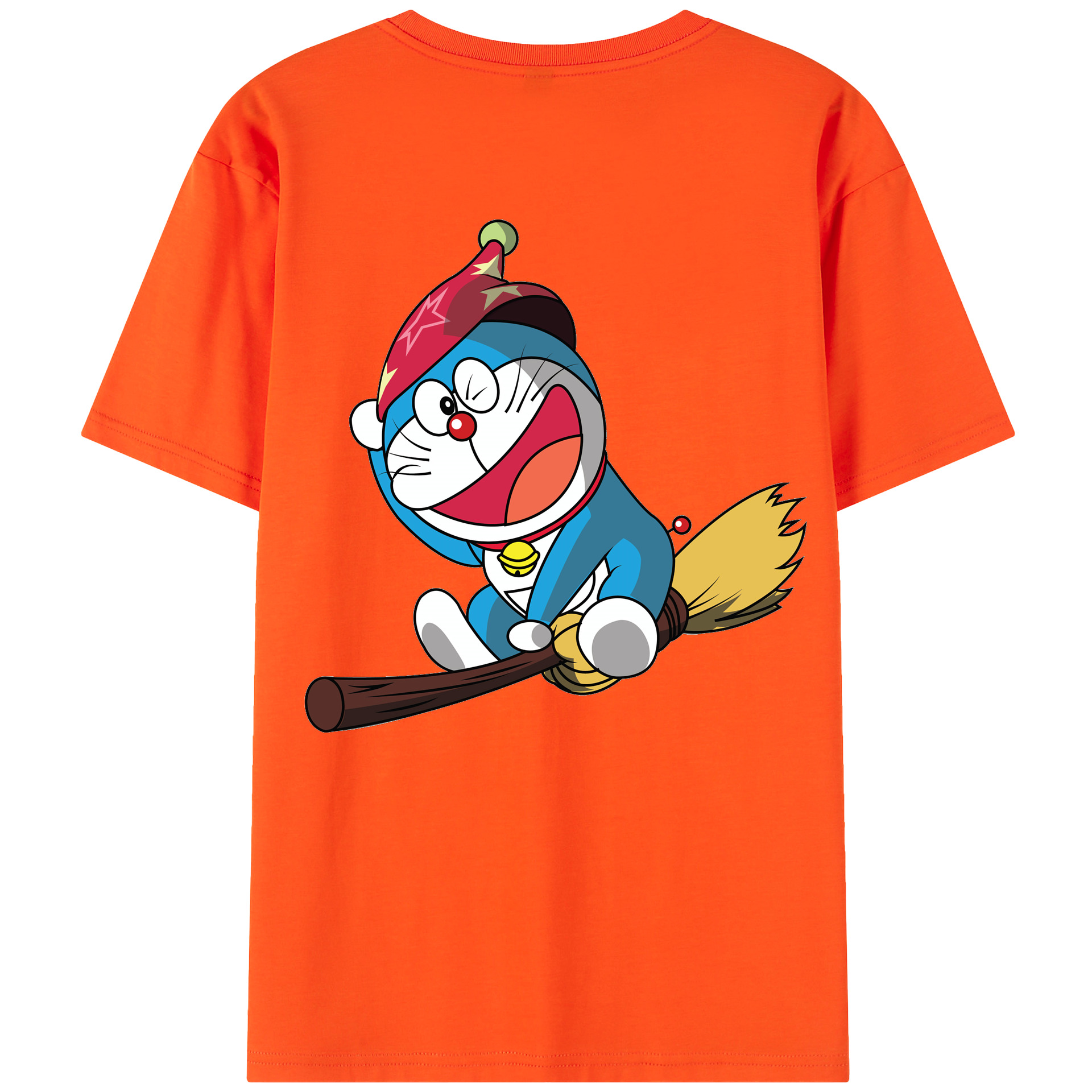 （画像用） ドラえもん Doraemon 綿100％半袖Tシャツ（背面プリント）