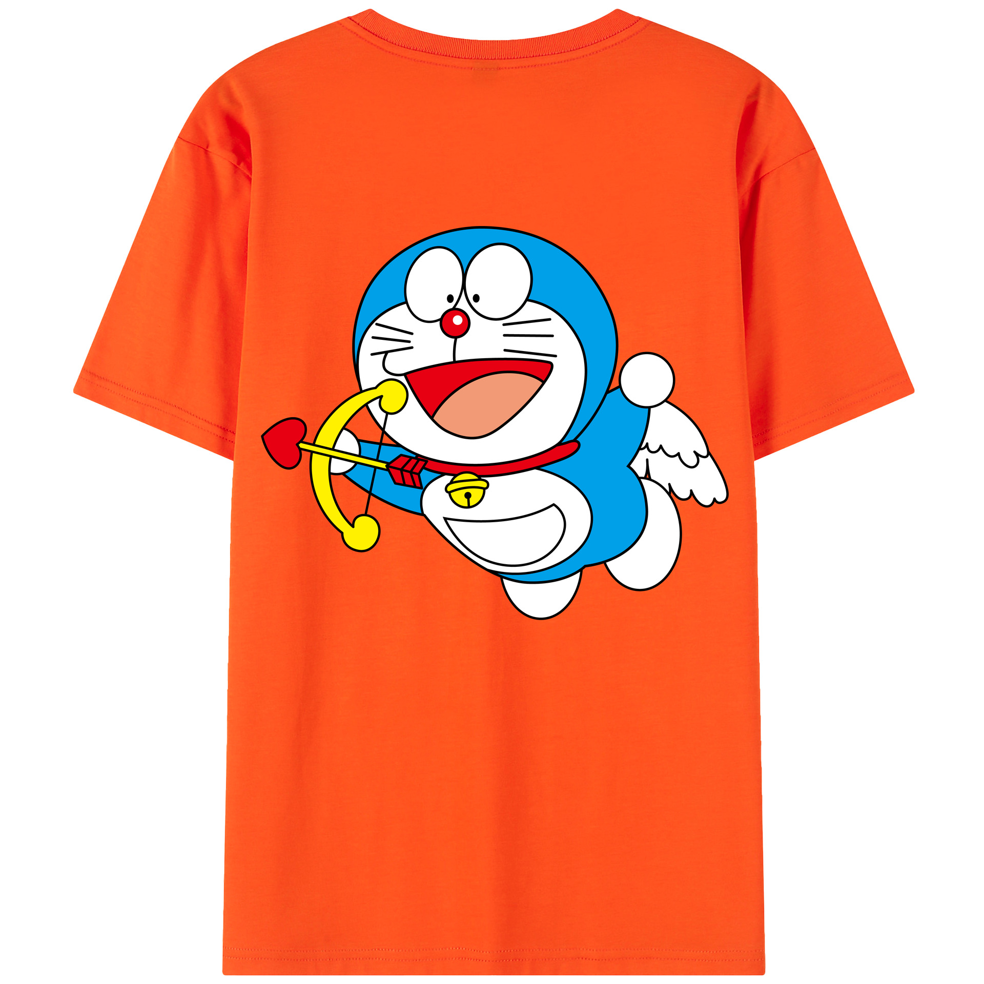 （画像用） ドラえもん Doraemon 綿100％半袖Tシャツ（背面プリント）