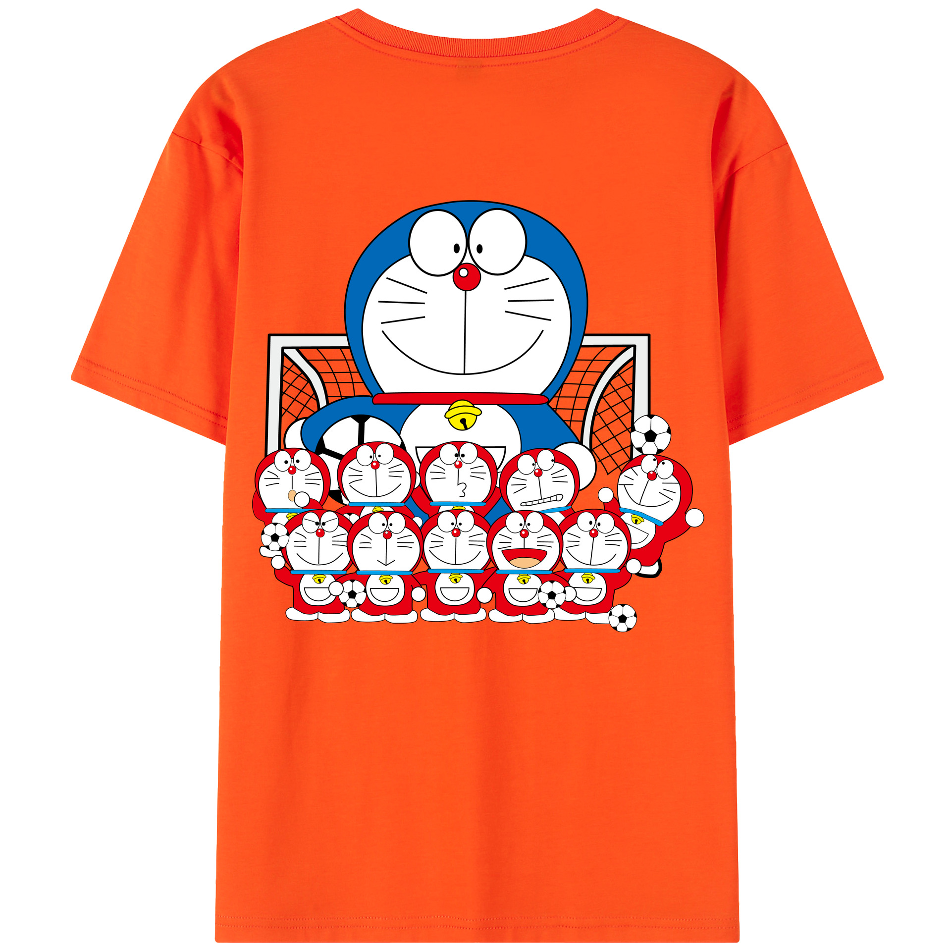 （画像用） ドラえもん Doraemon 綿100％半袖Tシャツ（背面プリント）