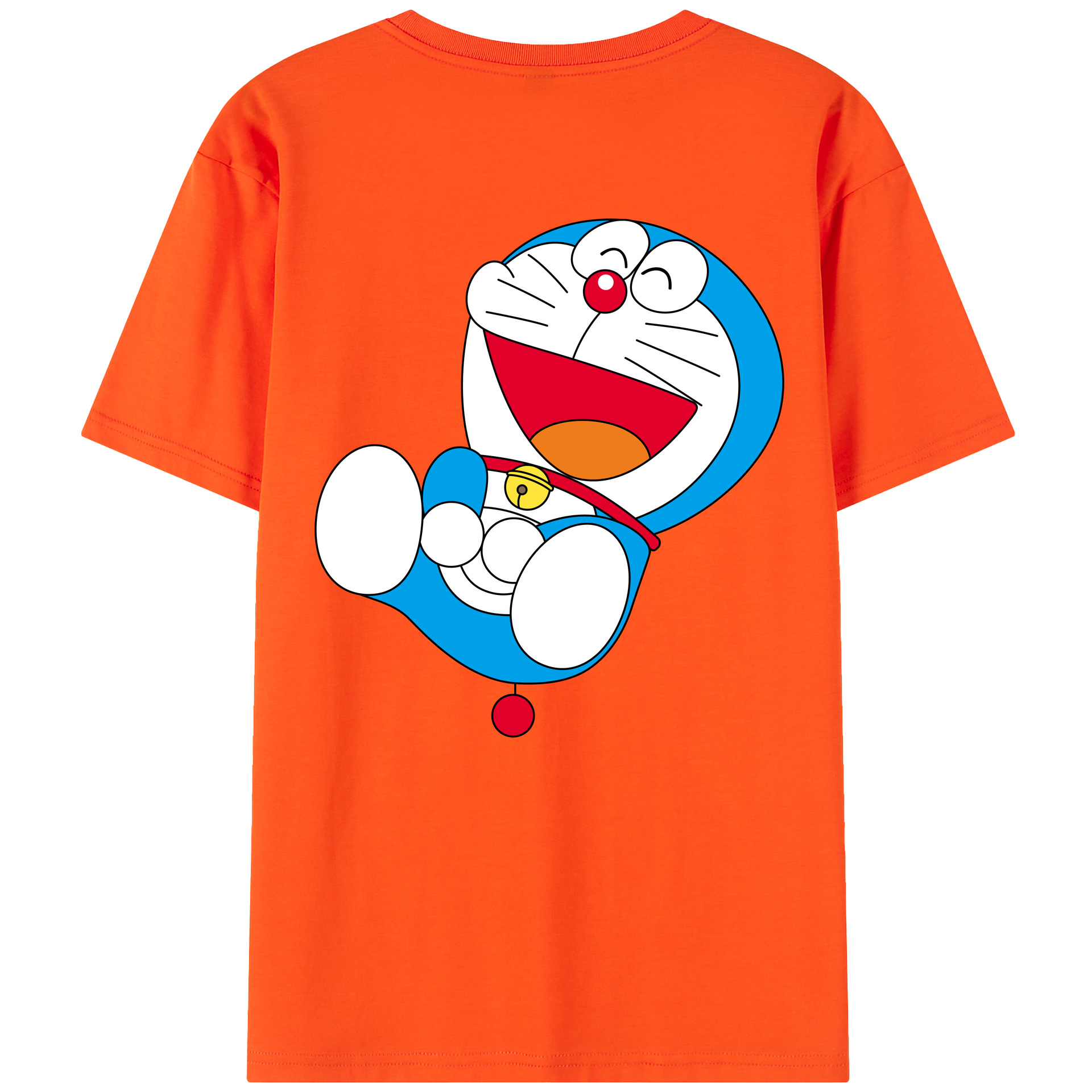 （画像用） ドラえもん Doraemon 綿100％半袖Tシャツ（背面プリント）