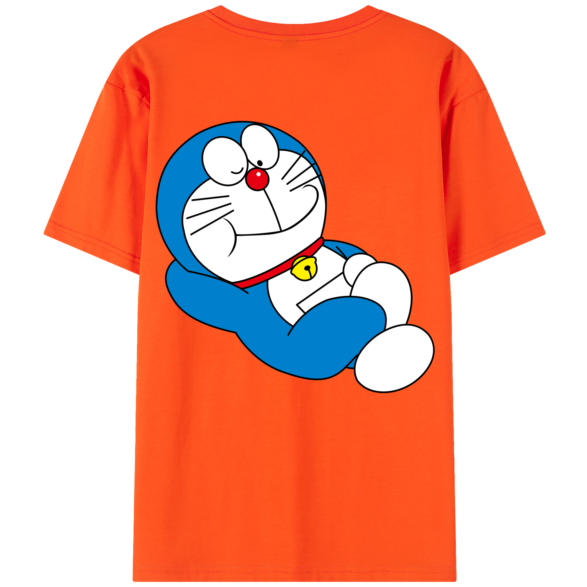 （画像用） ドラえもん Doraemon 綿100％半袖Tシャツ（背面プリント）