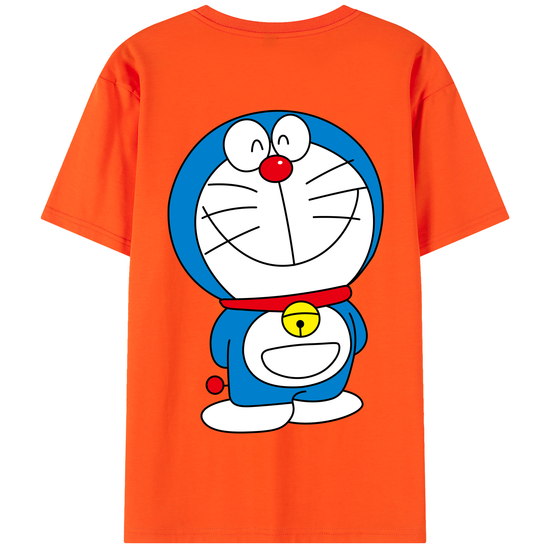 （画像用） ドラえもん Doraemon 綿100％半袖Tシャツ（背面プリント）