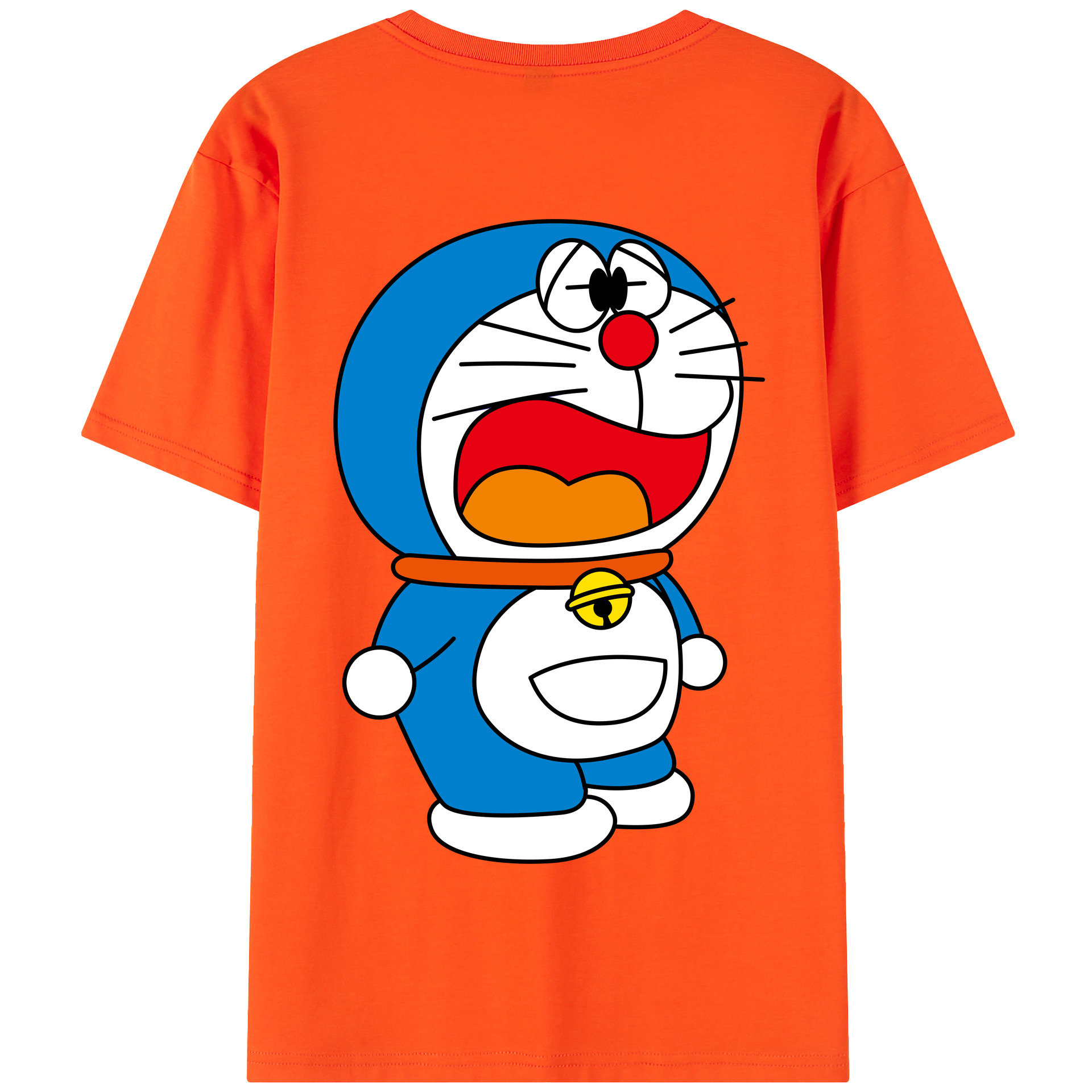 （画像用） ドラえもん Doraemon 綿100％半袖Tシャツ（背面プリント）