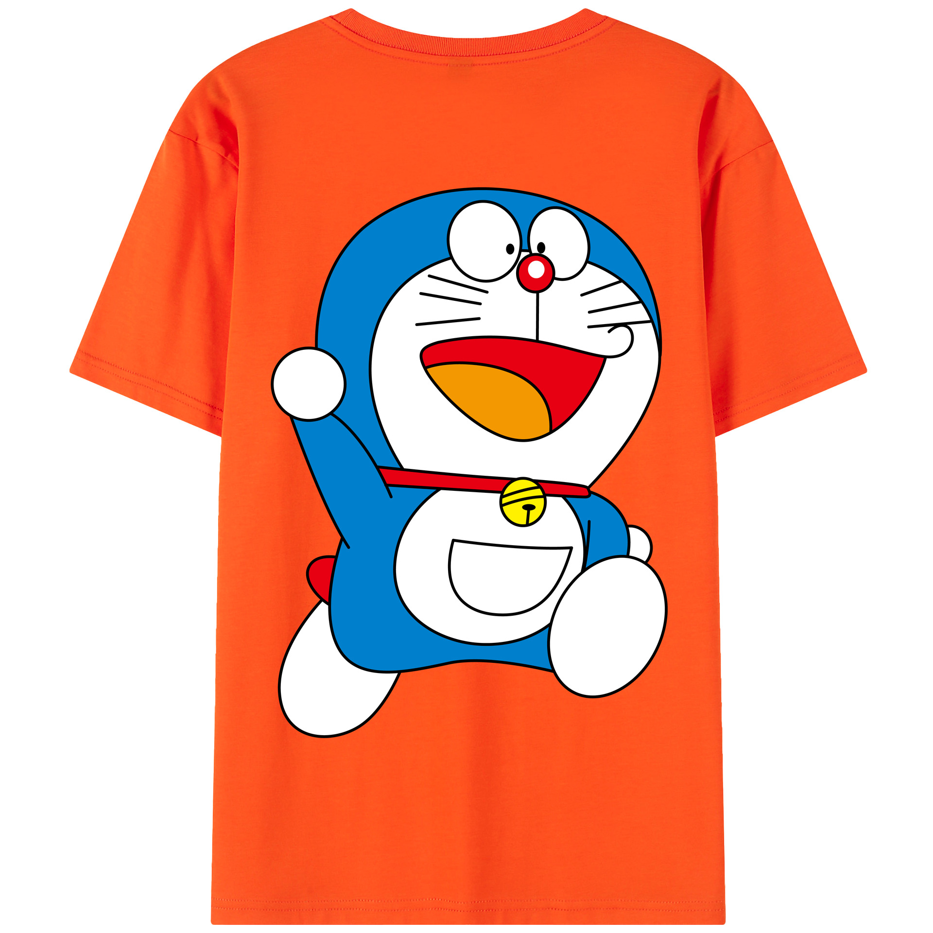 （画像用） ドラえもん Doraemon 綿100％半袖Tシャツ（背面プリント）