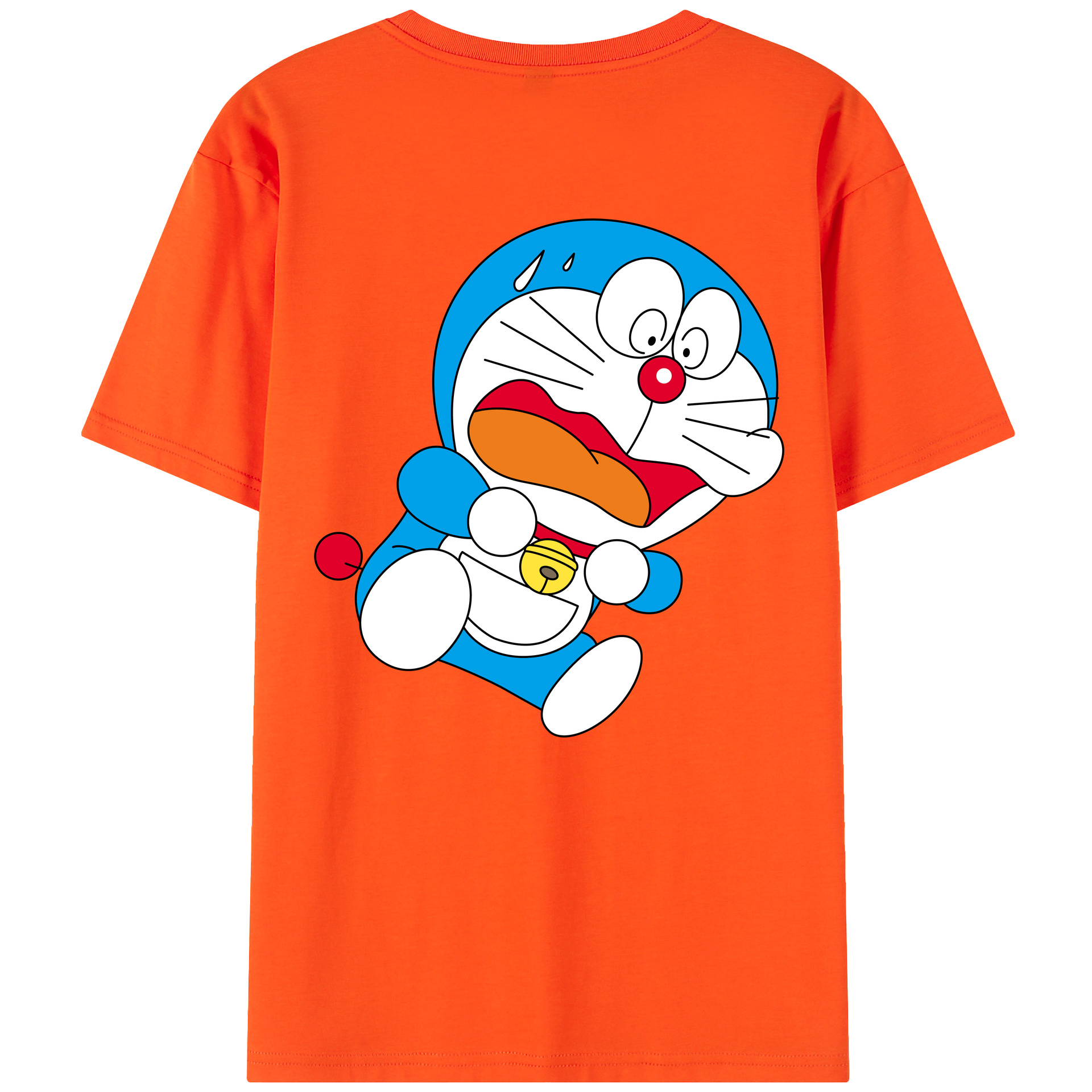 （画像用） ドラえもん Doraemon 綿100％半袖Tシャツ（背面プリント）