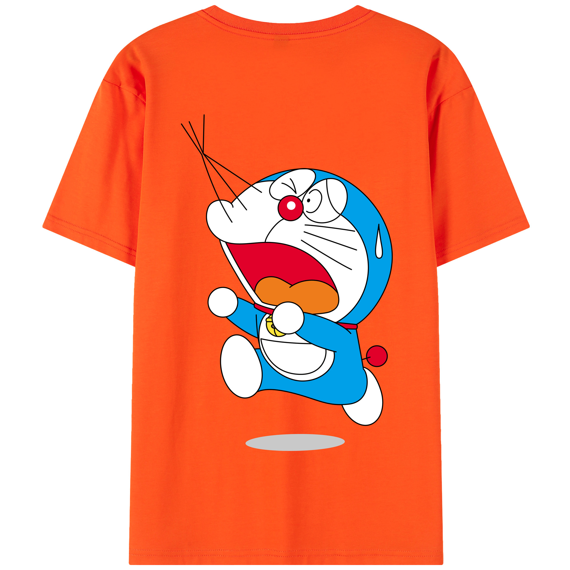 （画像用） ドラえもん Doraemon 綿100％半袖Tシャツ（背面プリント）
