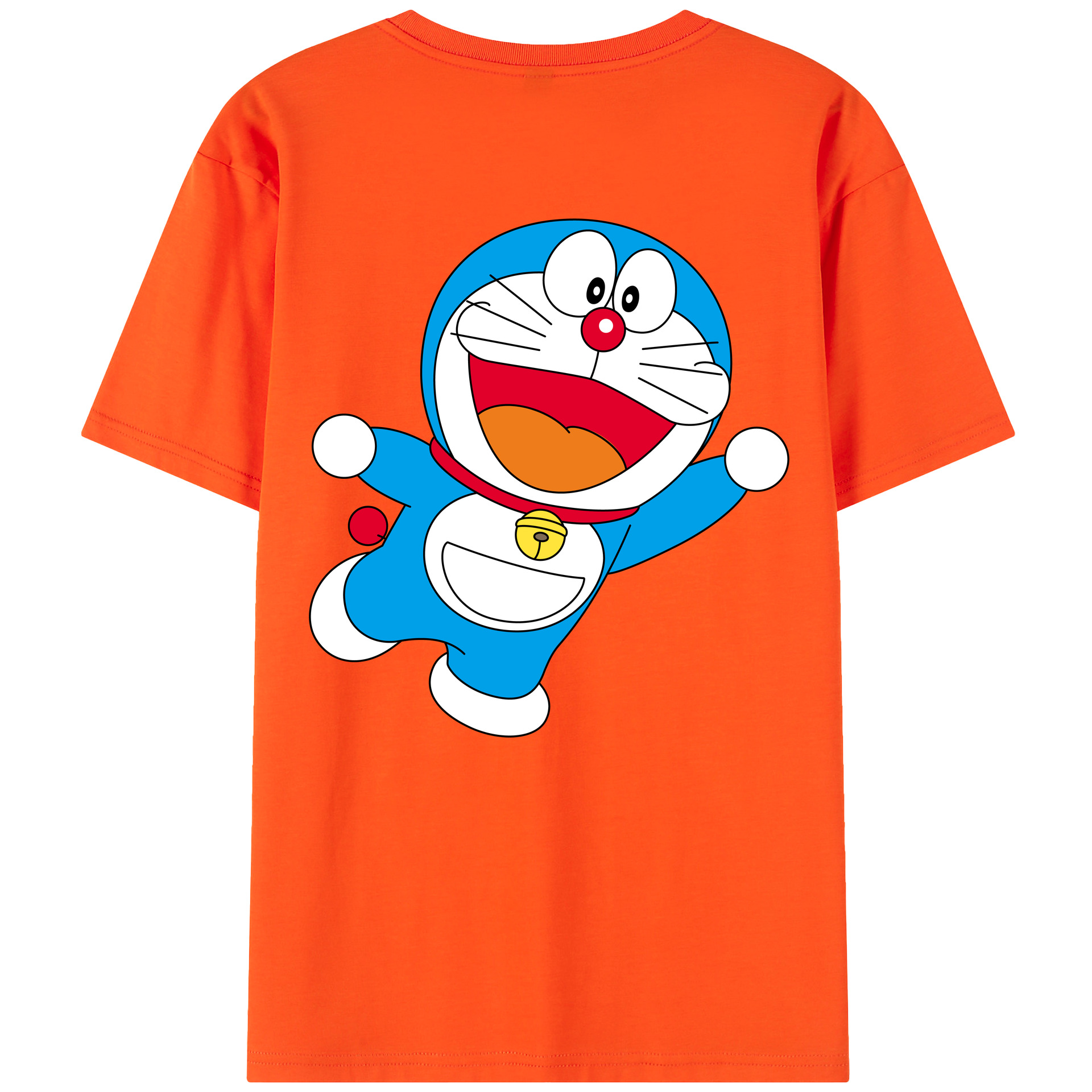 （画像用） ドラえもん Doraemon 綿100％半袖Tシャツ（背面プリント）