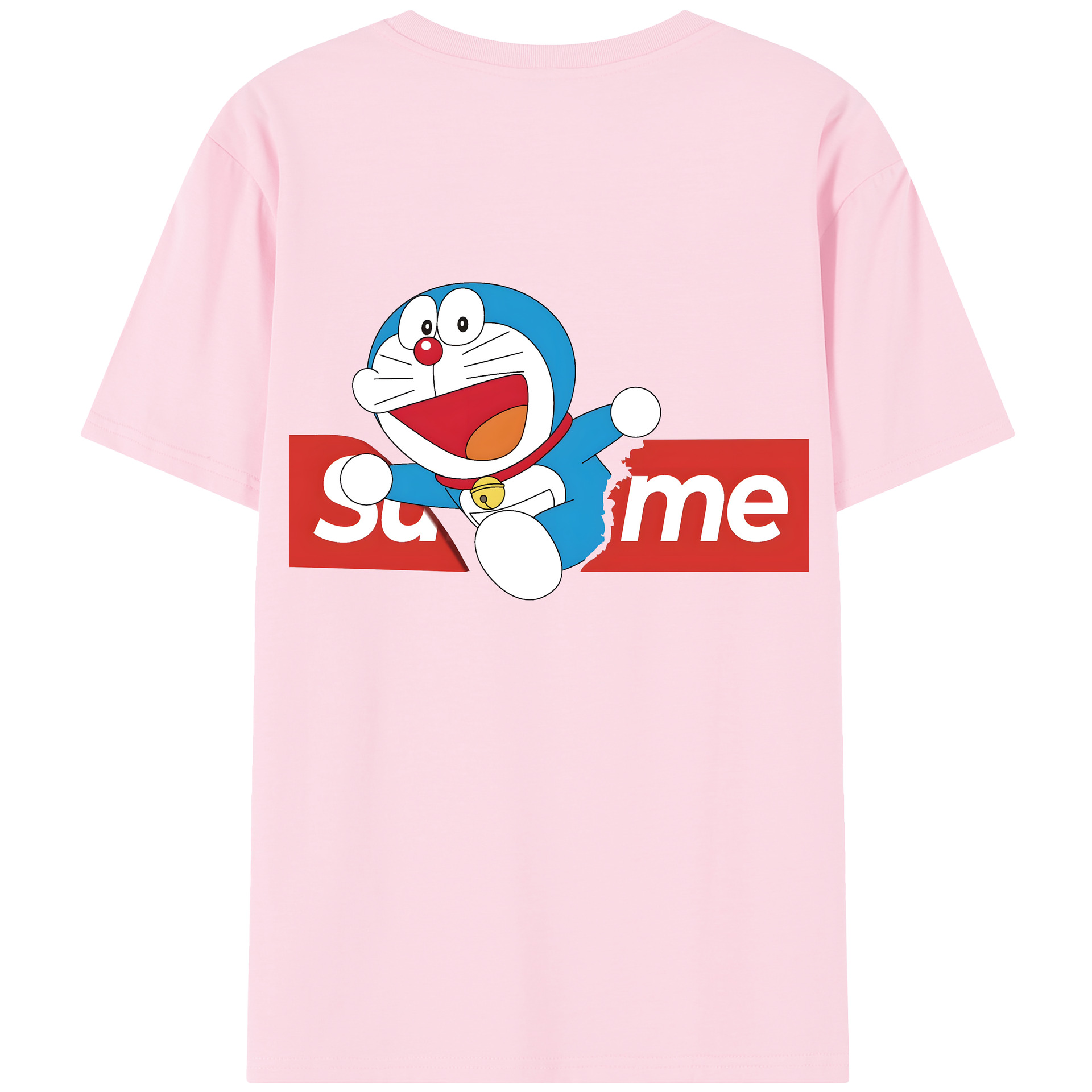 （画像用） ドラえもん Doraemon 綿100％半袖Tシャツ（背面プリント）