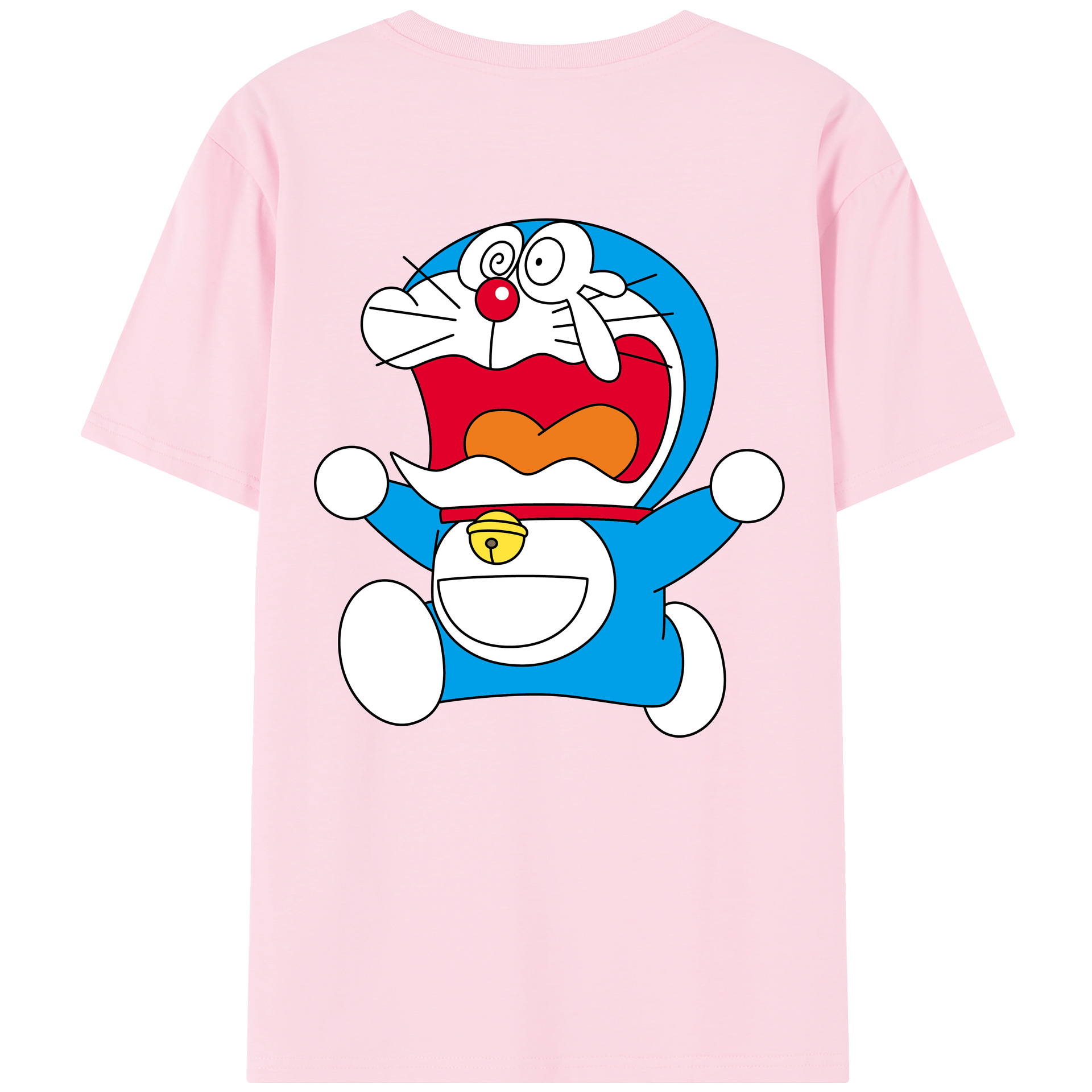 （画像用） ドラえもん Doraemon 綿100％半袖Tシャツ（背面プリント）