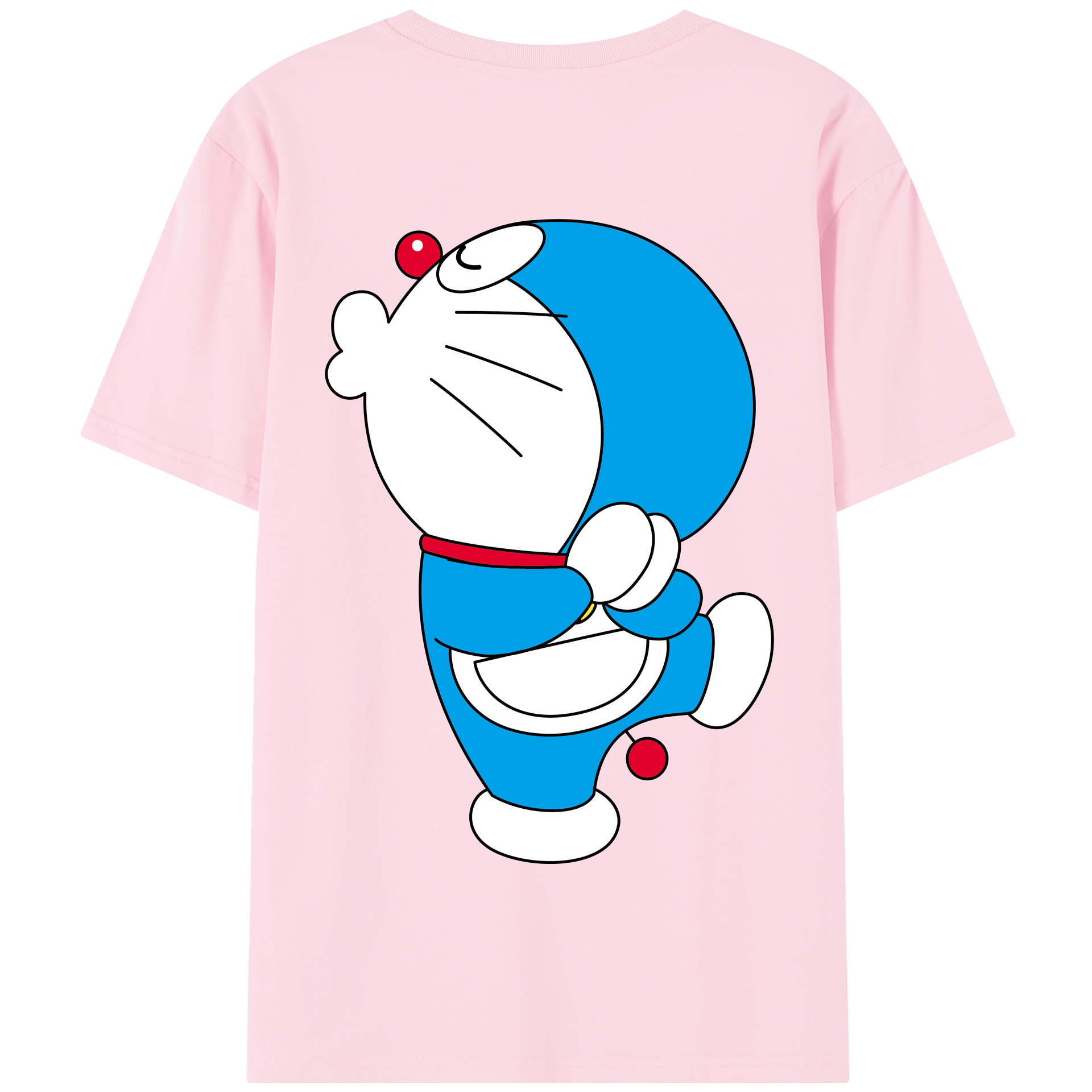 （画像用） ドラえもん Doraemon 綿100％半袖Tシャツ（背面プリント）