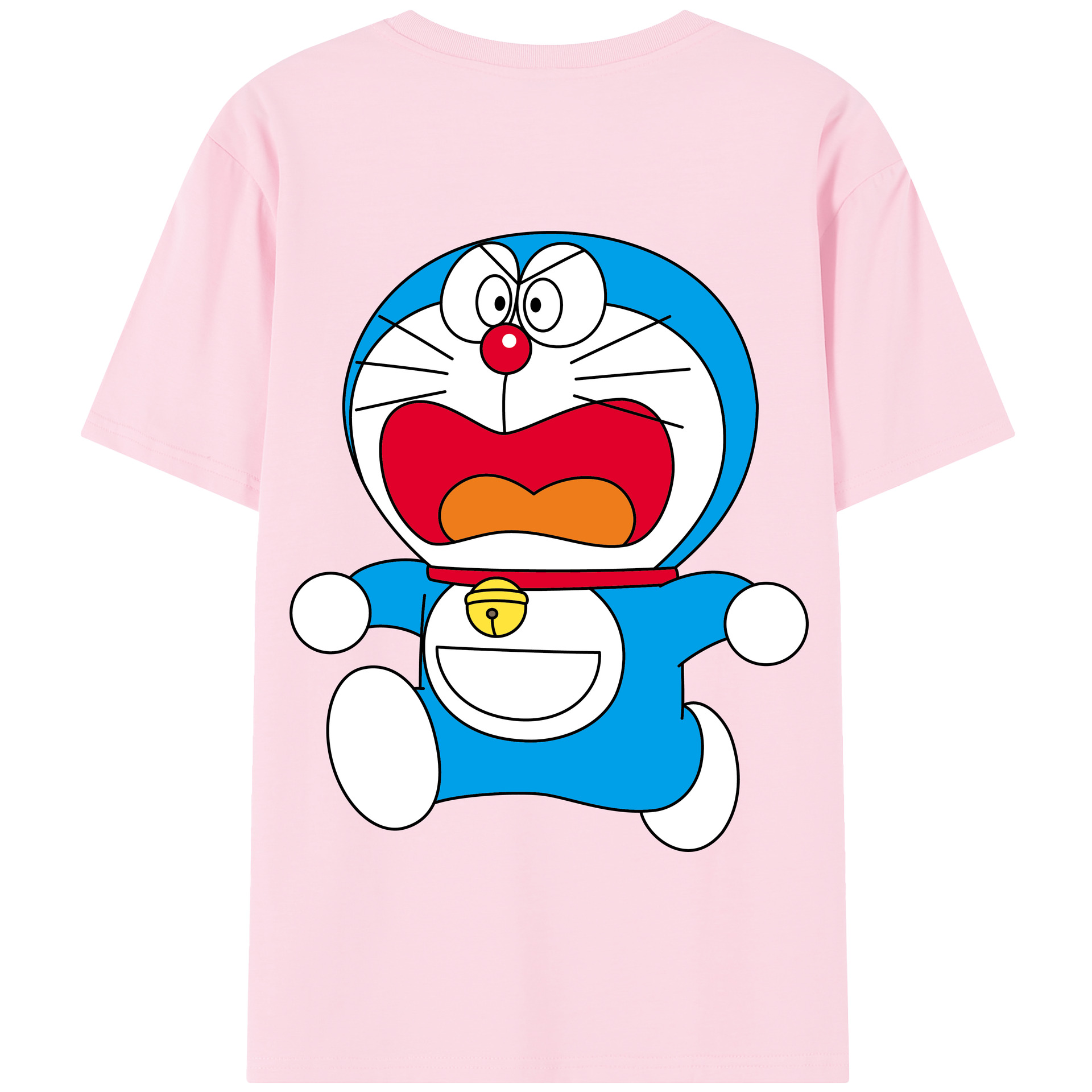 （画像用） ドラえもん Doraemon 綿100％半袖Tシャツ（背面プリント）