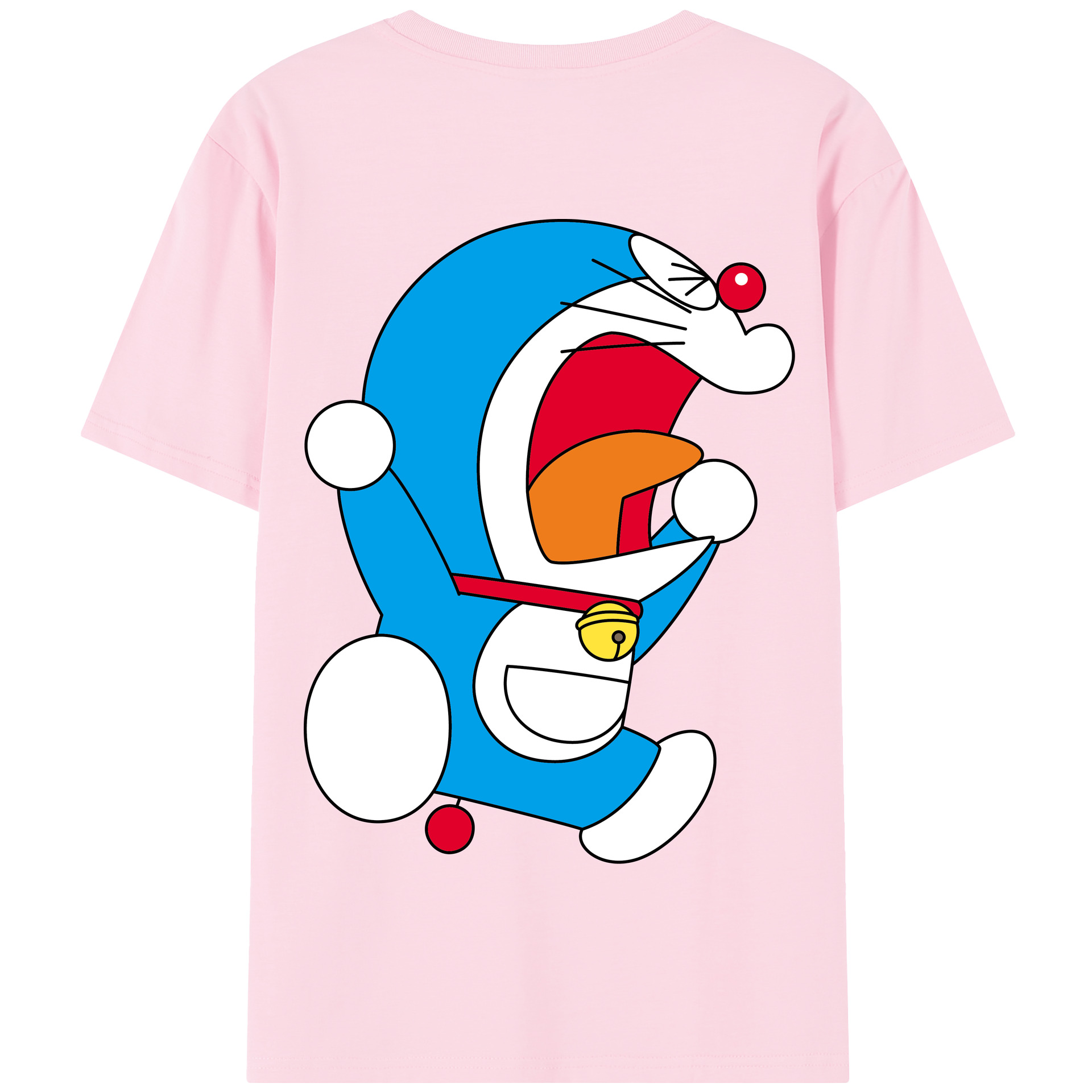 （画像用） ドラえもん Doraemon 綿100％半袖Tシャツ（背面プリント）