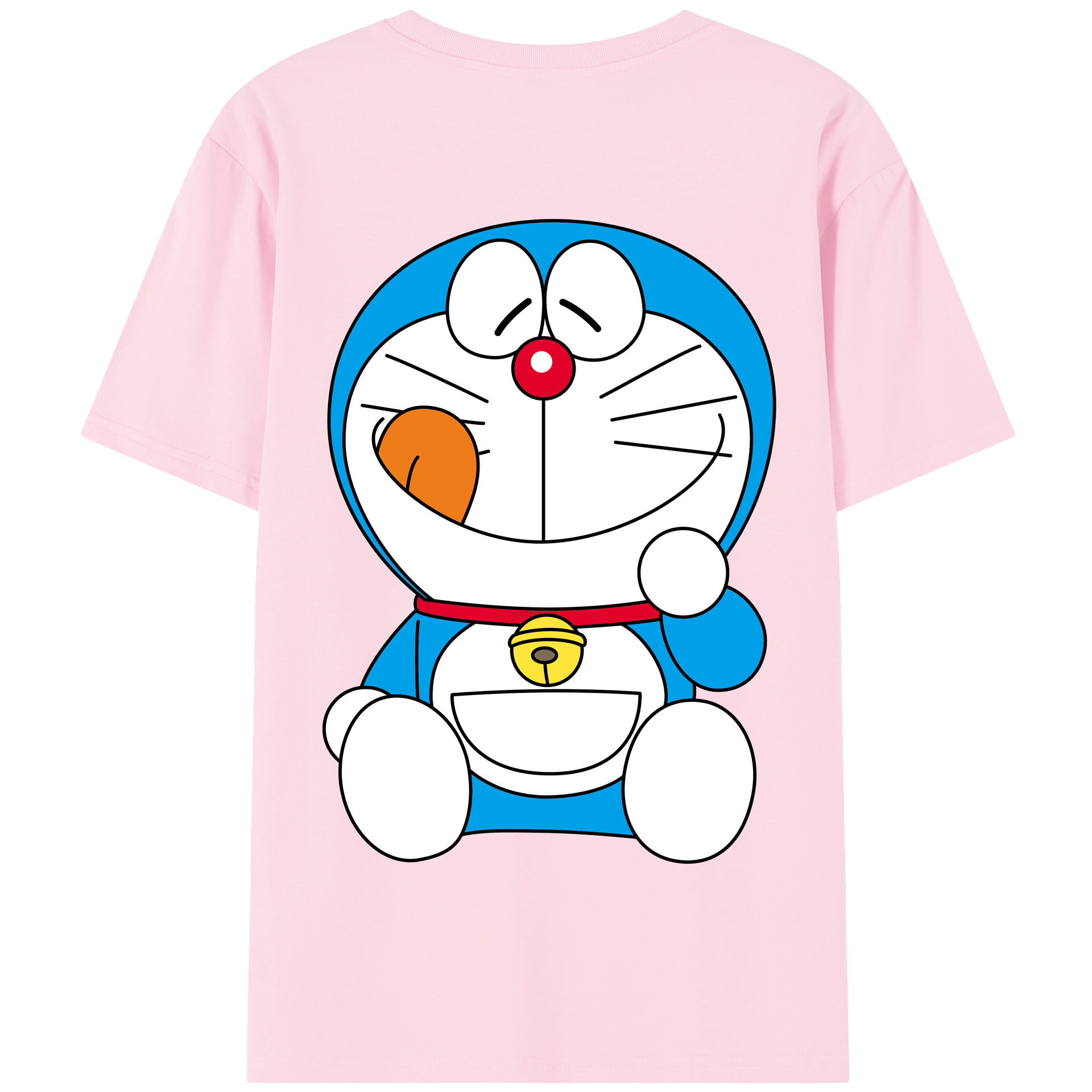 （画像用） ドラえもん Doraemon 綿100％半袖Tシャツ（背面プリント）