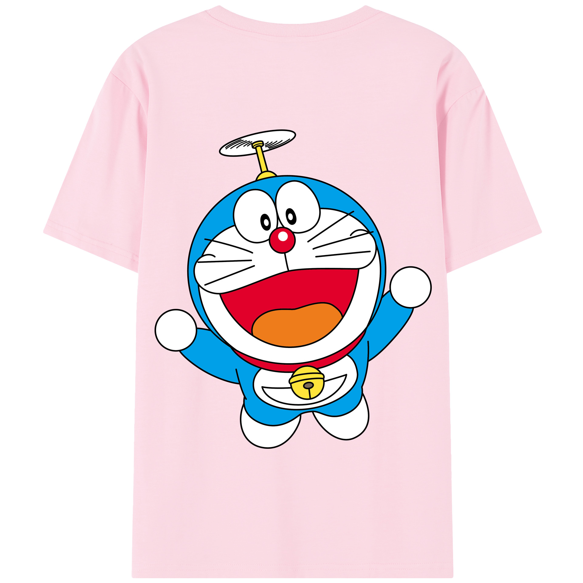 （画像用） ドラえもん Doraemon 綿100％半袖Tシャツ（背面プリント）