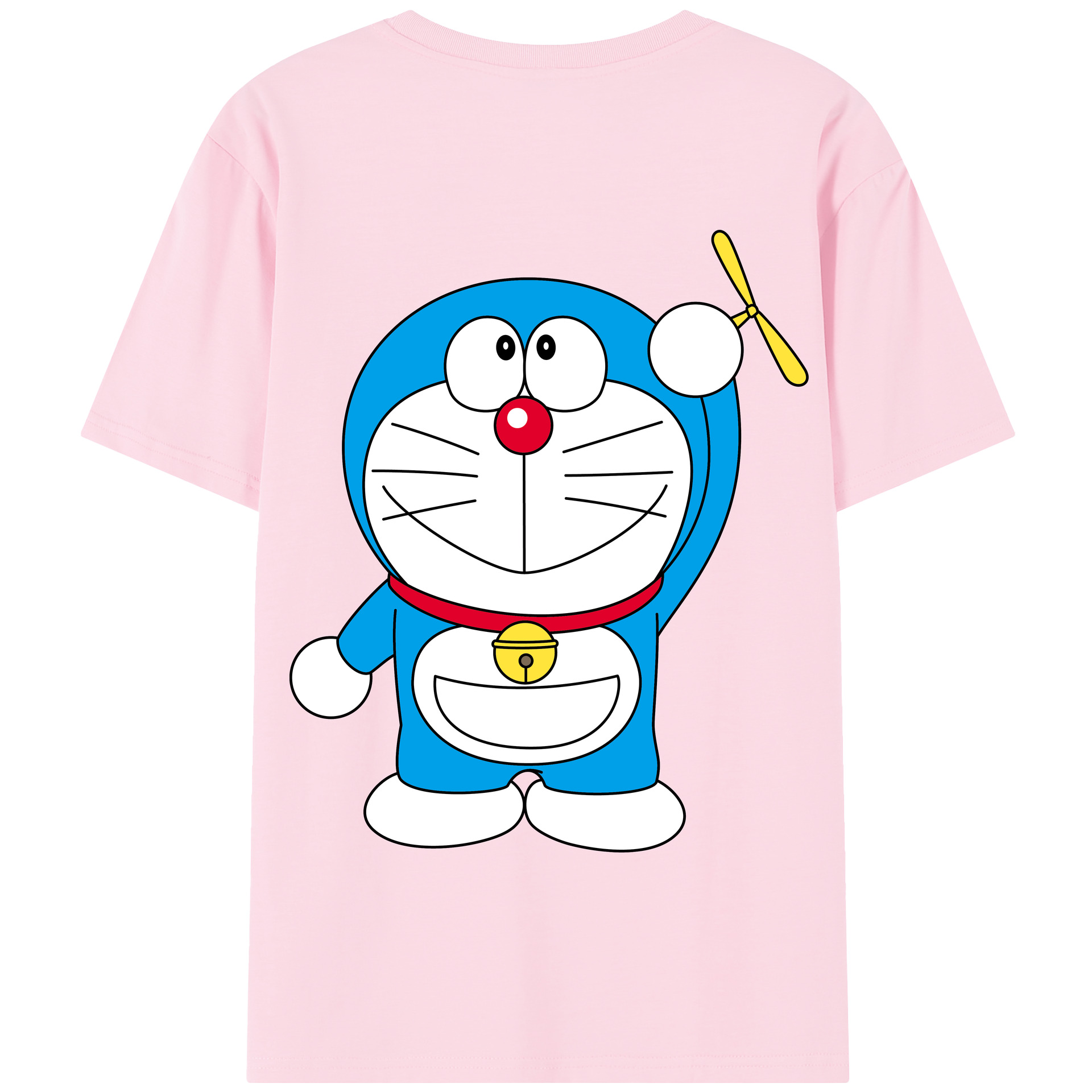 （画像用） ドラえもん Doraemon 綿100％半袖Tシャツ（背面プリント）