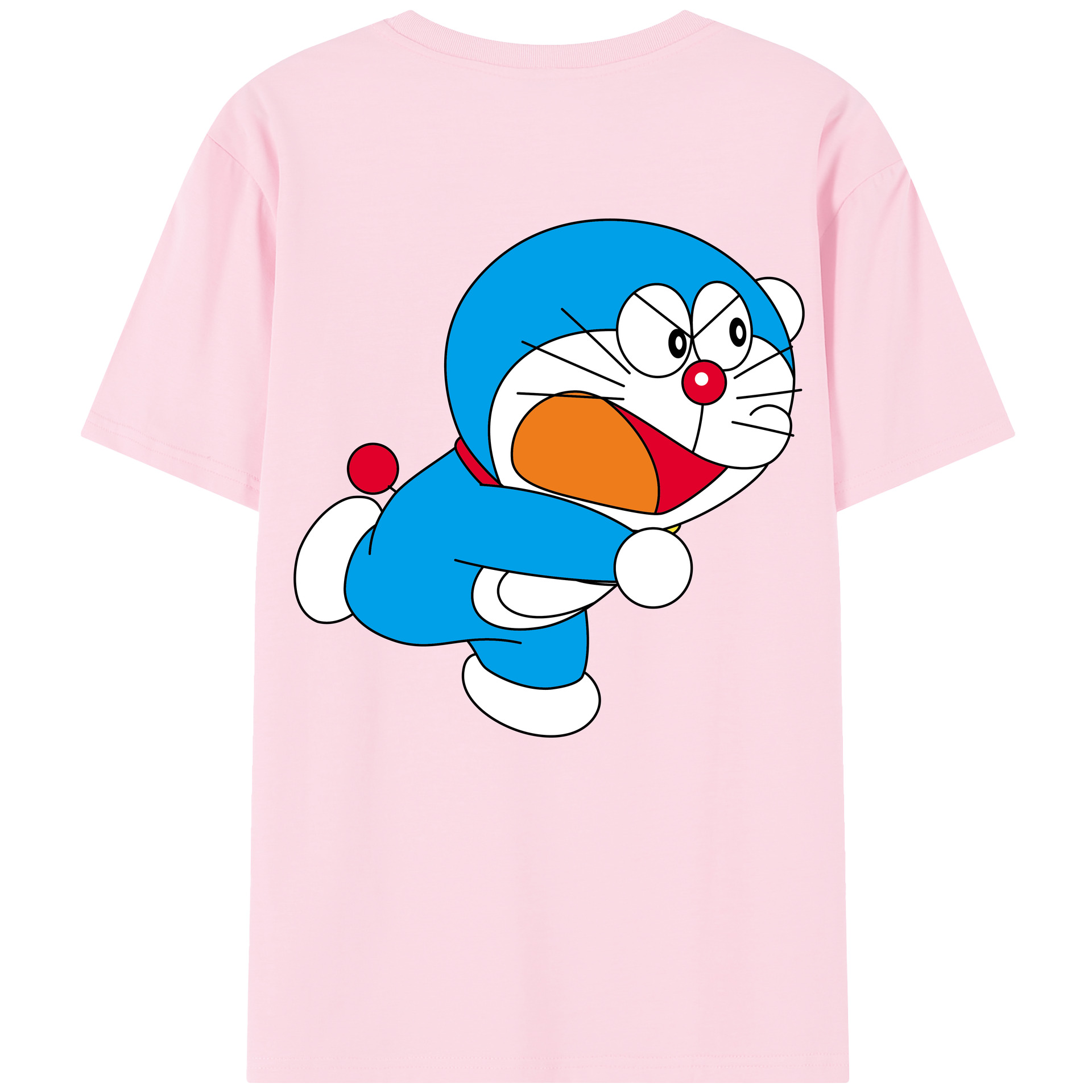 （画像用） ドラえもん Doraemon 綿100％半袖Tシャツ（背面プリント）