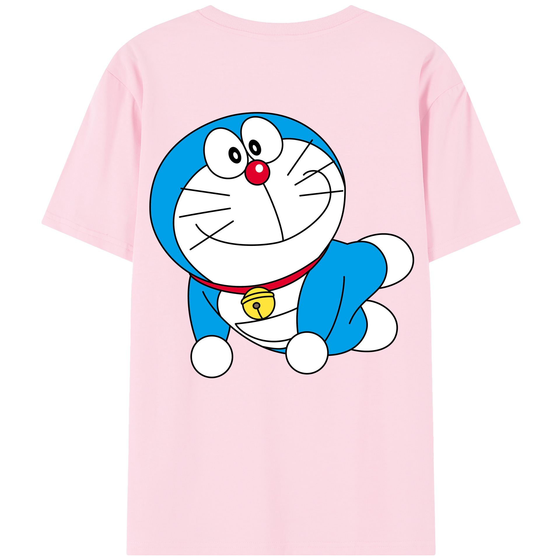（画像用） ドラえもん Doraemon 綿100％半袖Tシャツ（背面プリント）