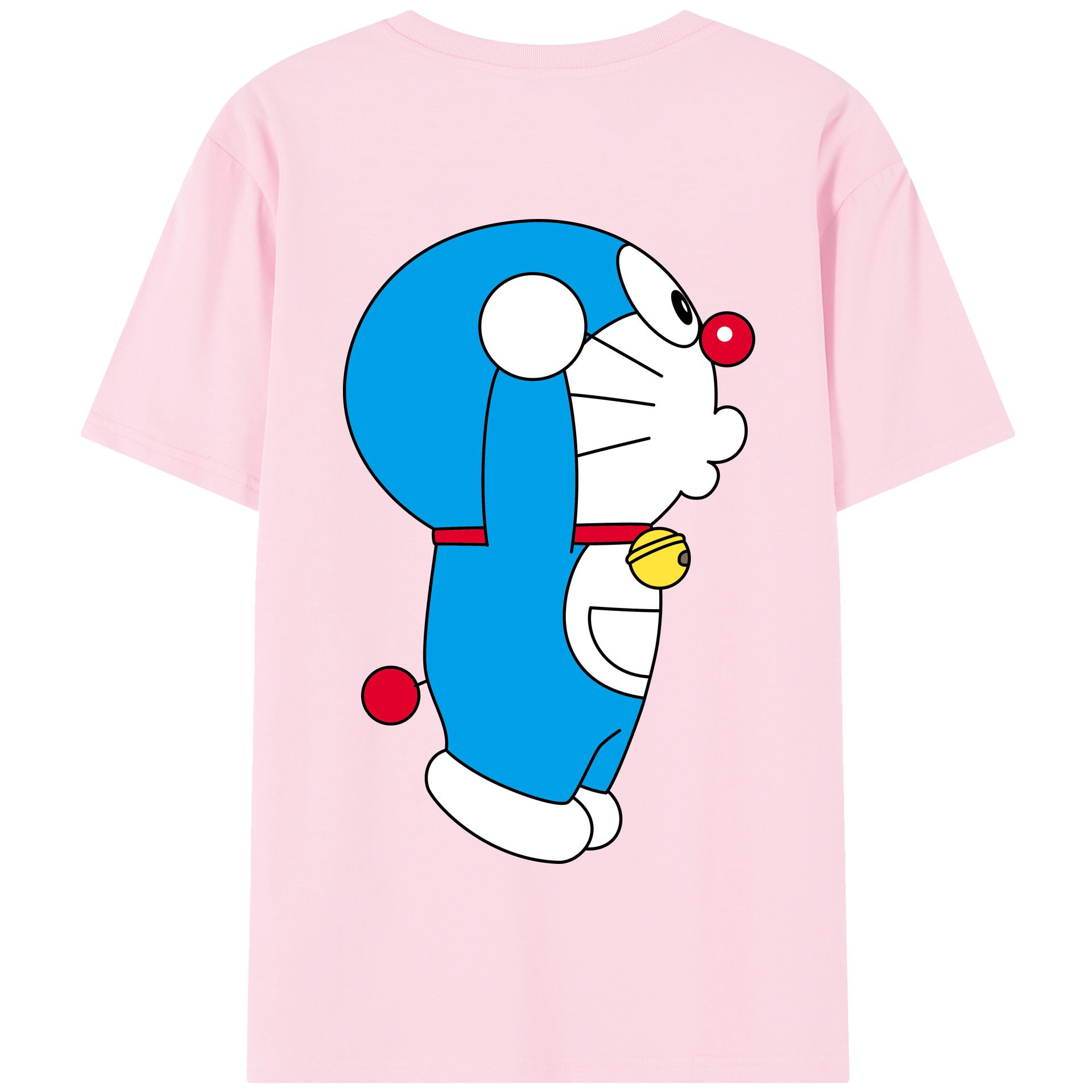 （画像用） ドラえもん Doraemon 綿100％半袖Tシャツ（背面プリント）