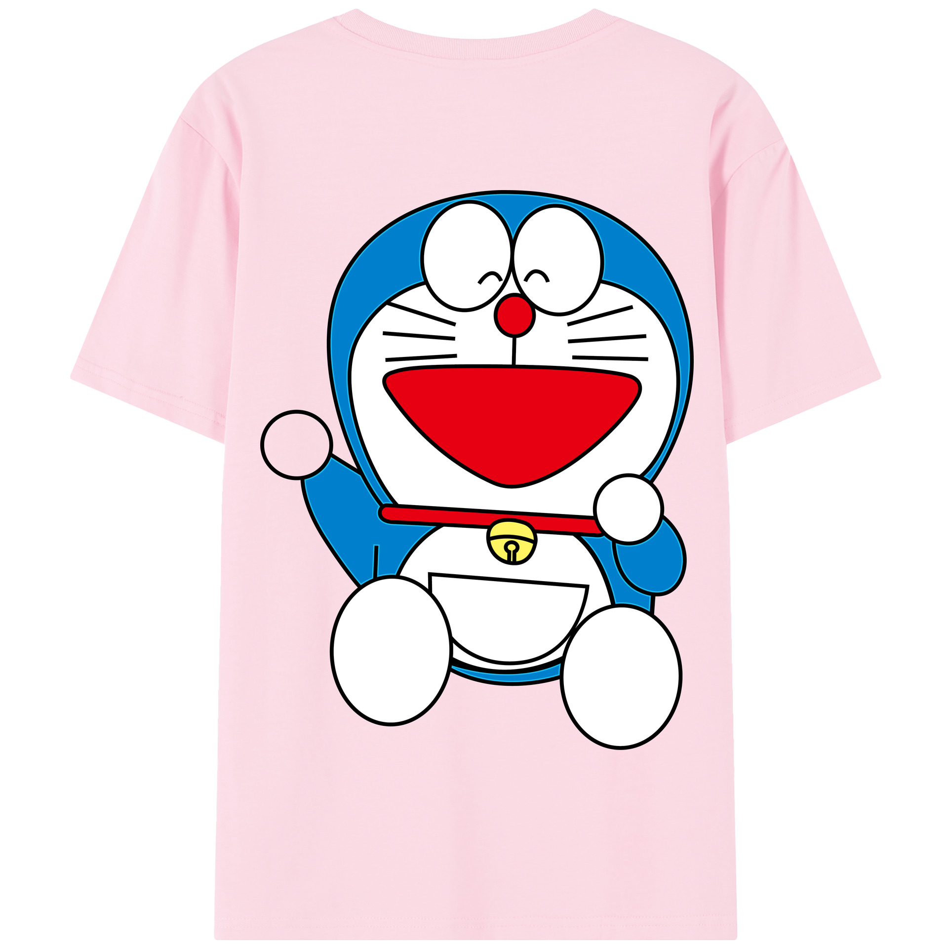 （画像用） ドラえもん Doraemon 綿100％半袖Tシャツ（背面プリント）