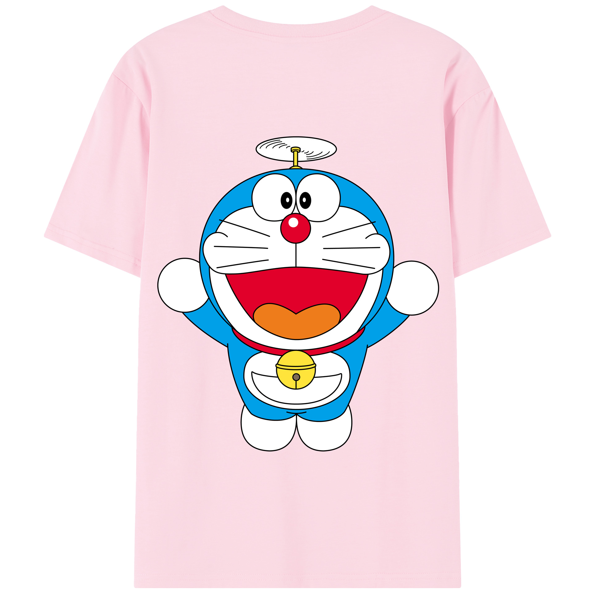 （画像用） ドラえもん Doraemon 綿100％半袖Tシャツ（背面プリント）