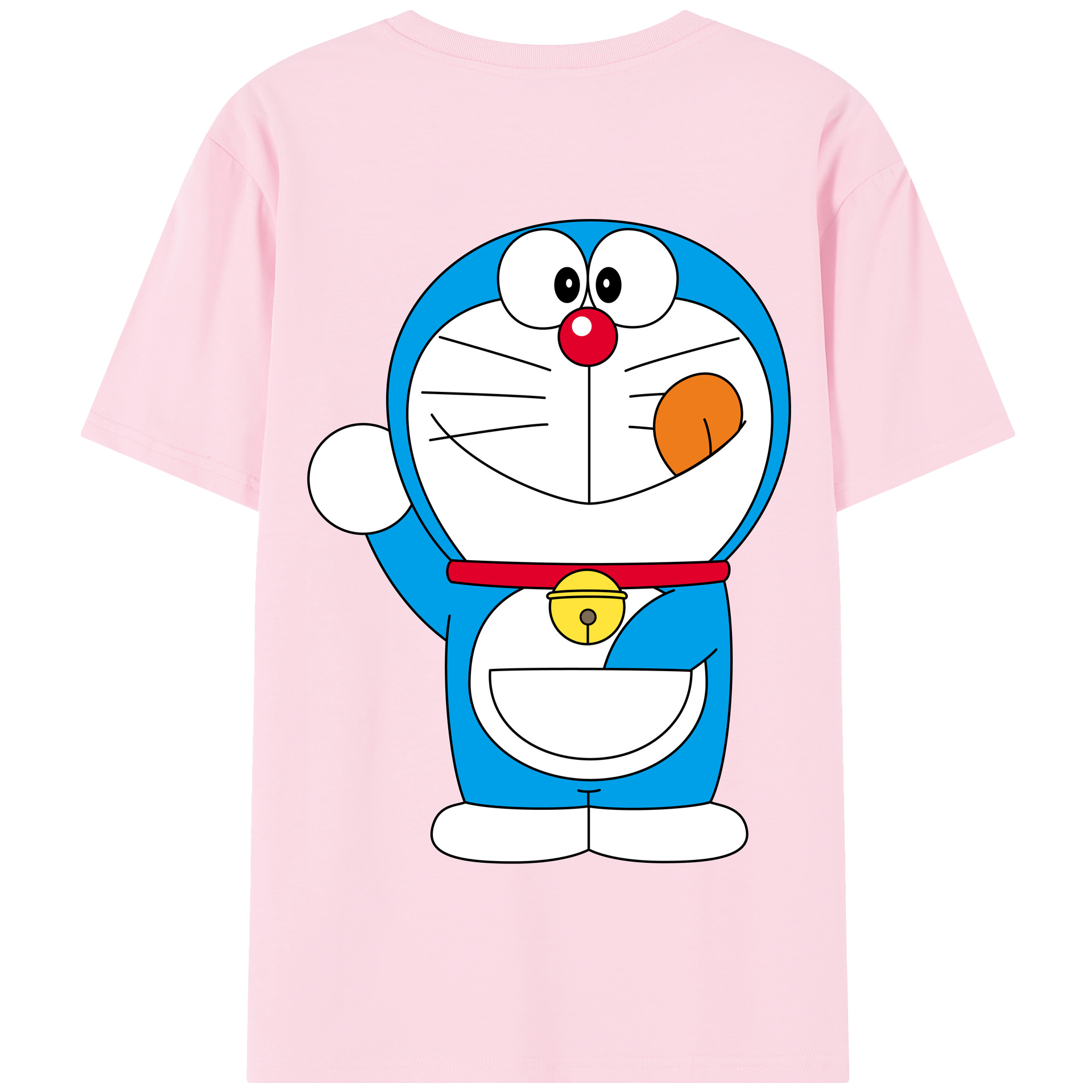 （画像用） ドラえもん Doraemon 綿100％半袖Tシャツ（背面プリント）