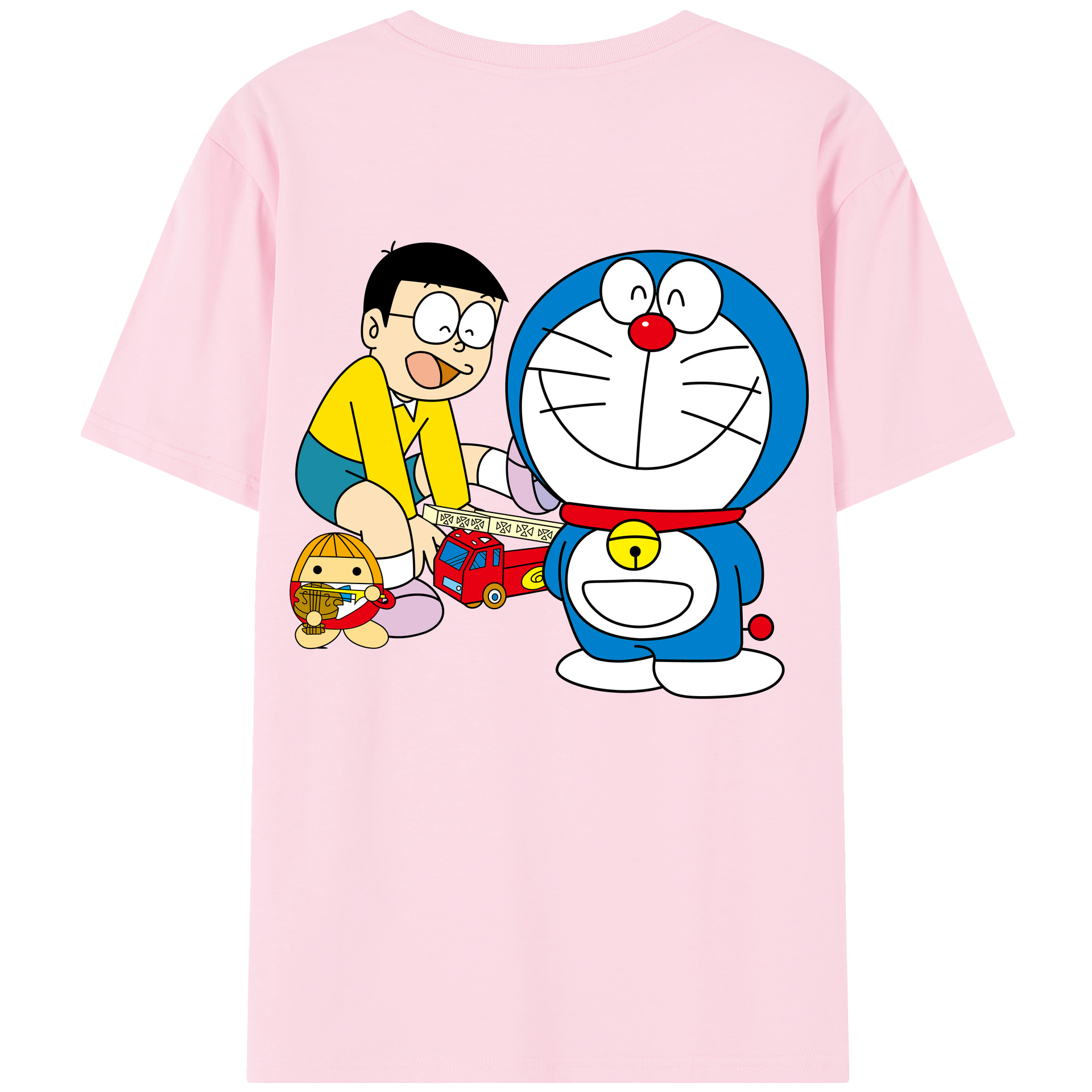 （画像用） ドラえもん Doraemon 綿100％半袖Tシャツ（背面プリント）